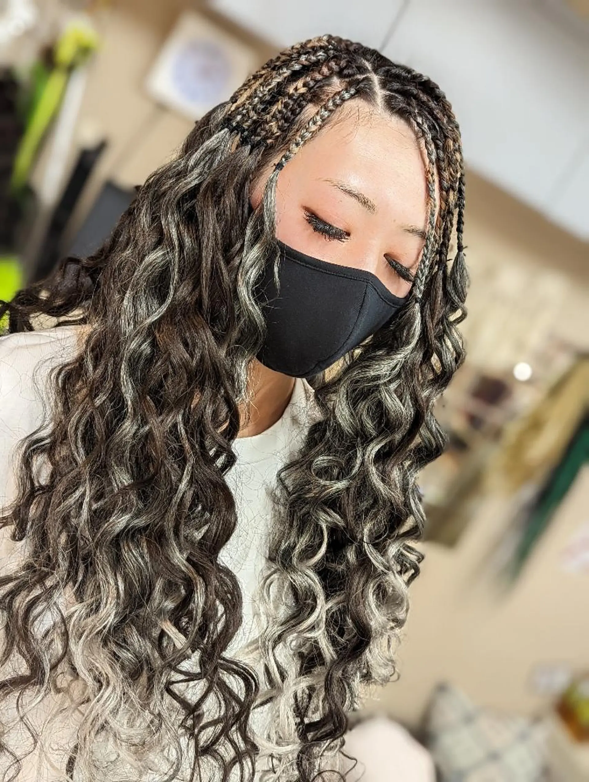 ロング ヘアアレンジ エクステ scamp ★のヘアスタイル