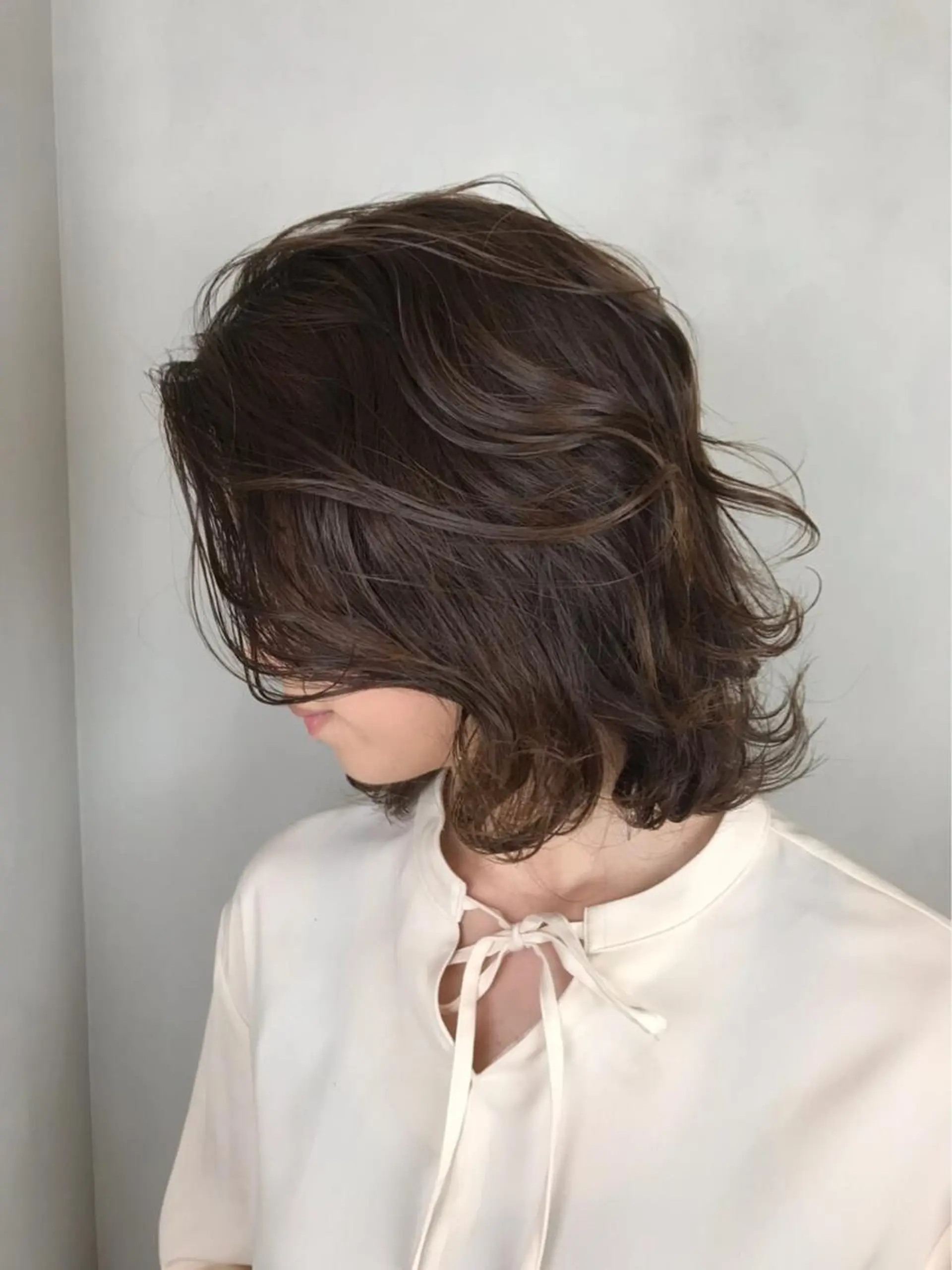 ミディアム カラー BROCANTE立川 karasawa.nのヘアスタイル