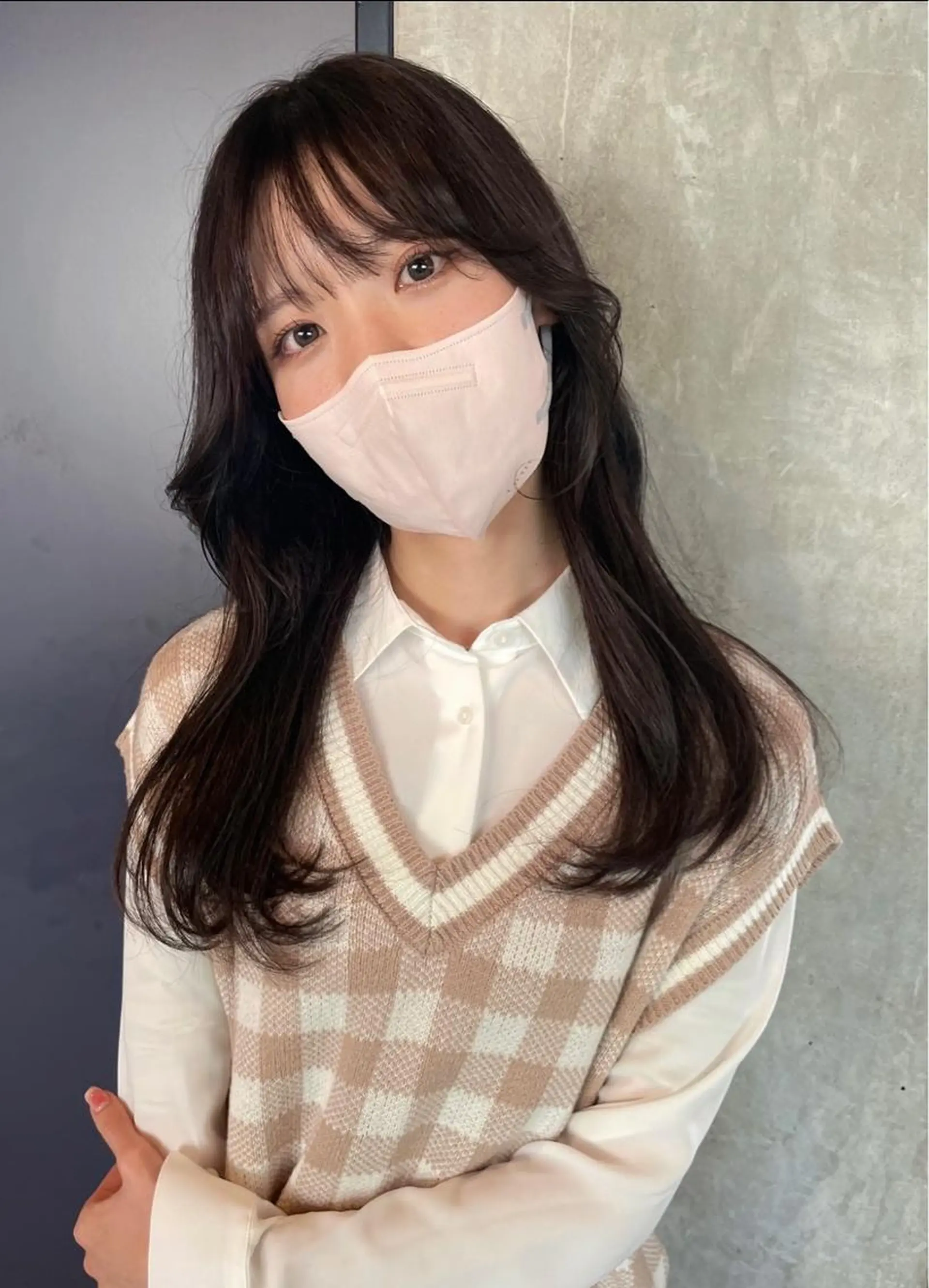 ロング カラー 韓国風ヘア risako🇰🇷 韓国ヘア/レイヤーのヘアスタイル