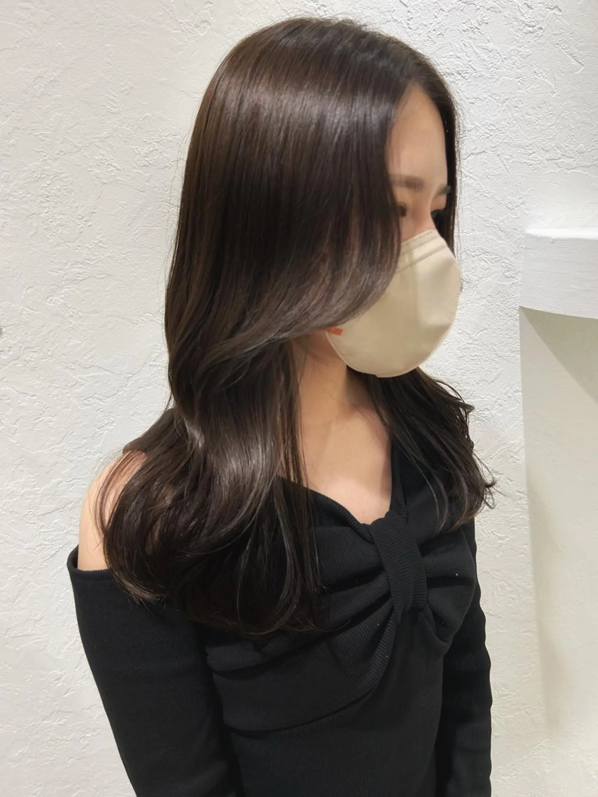 ロング カラー ながい りなのヘアスタイル