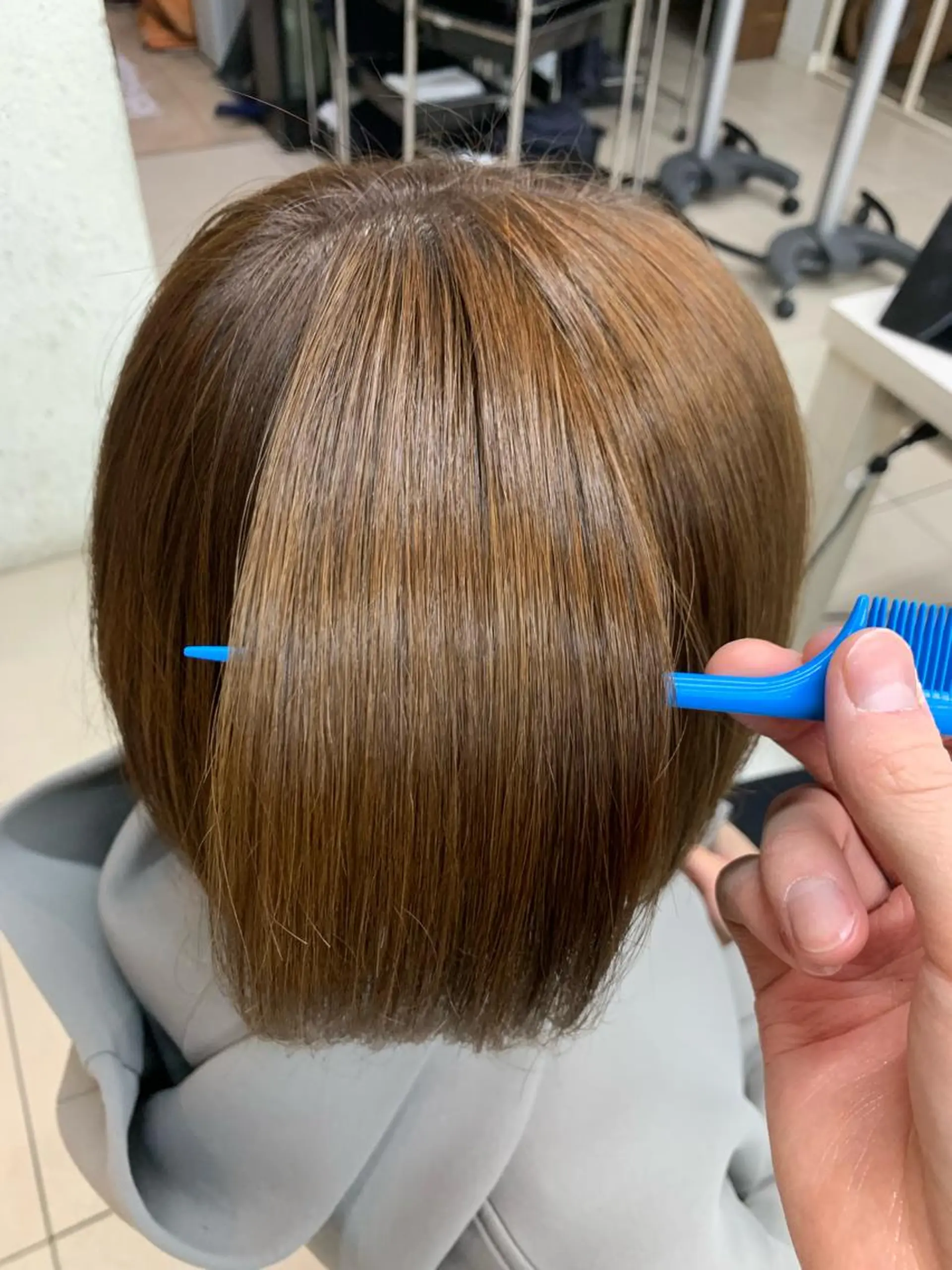 ショート 朝ラク縮毛矯正 kiryuのヘアスタイル