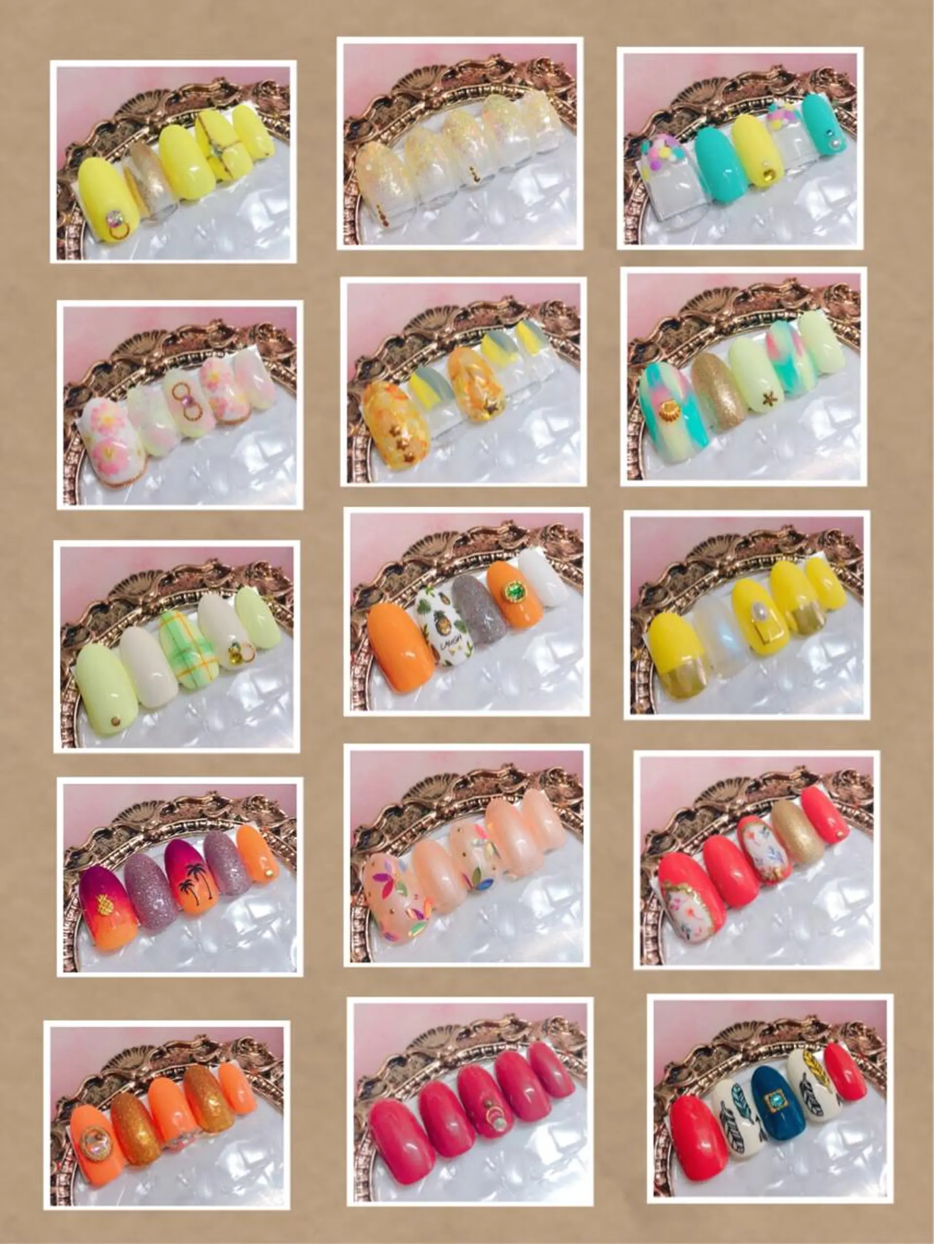 ネイル ハンドネイル CROWN プライベートサロンのネイルデザイン