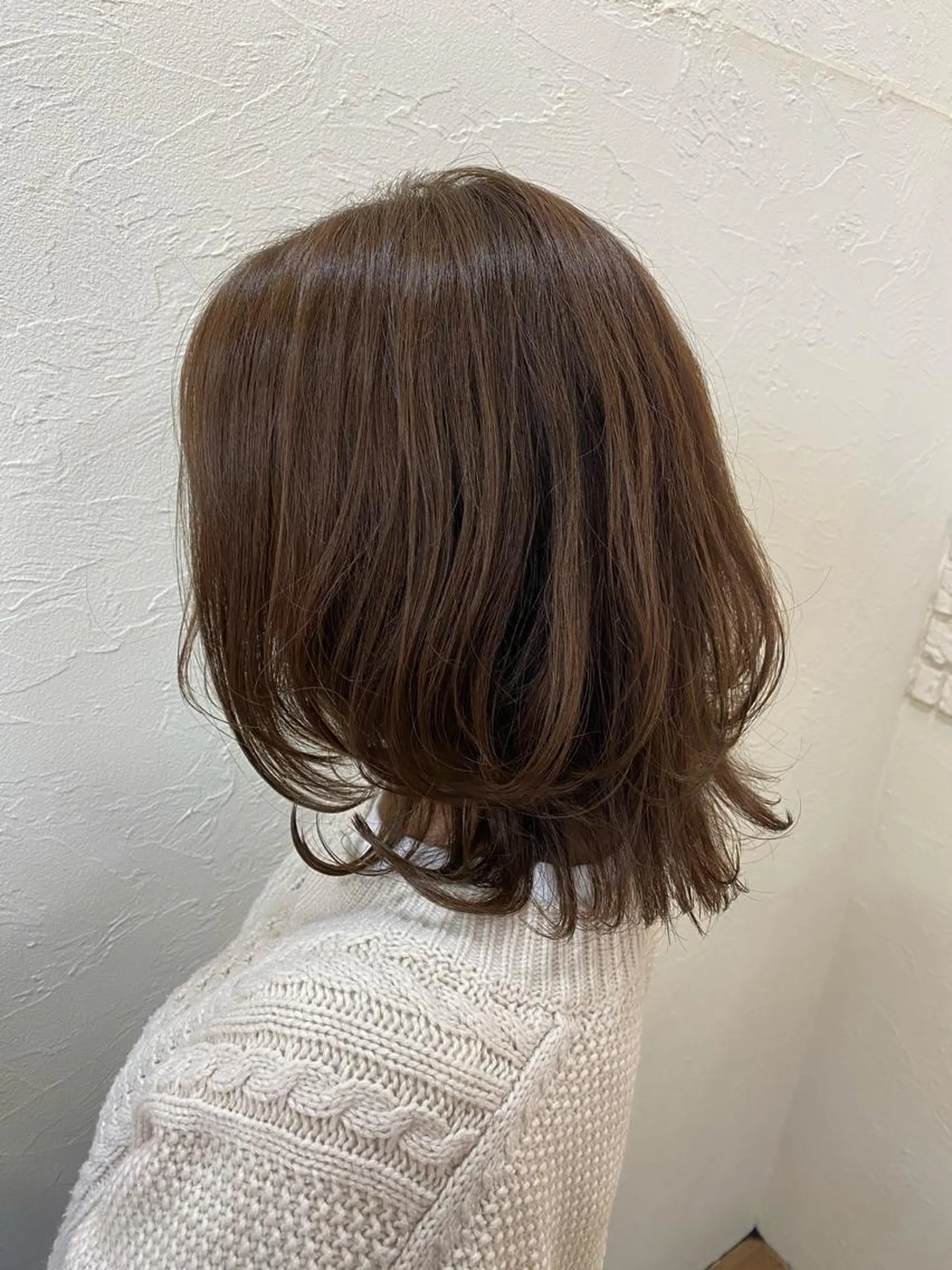 ミディアム レイヤーカット カット ENIF ヤマグチアツコのヘアスタイル
