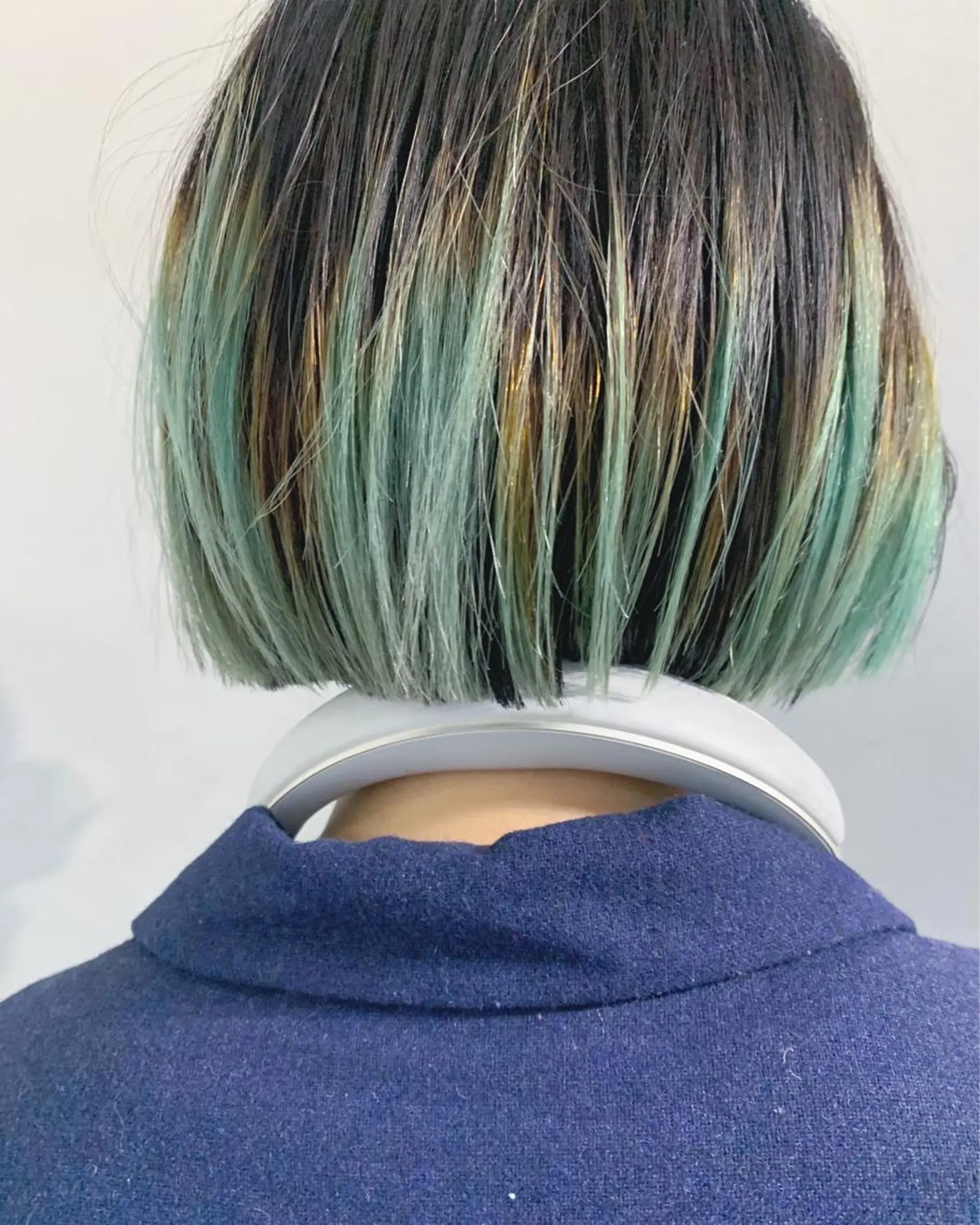 ショート カラー ボブパーマコテ巻き風 パーマNo1深江秀平のヘアスタイル