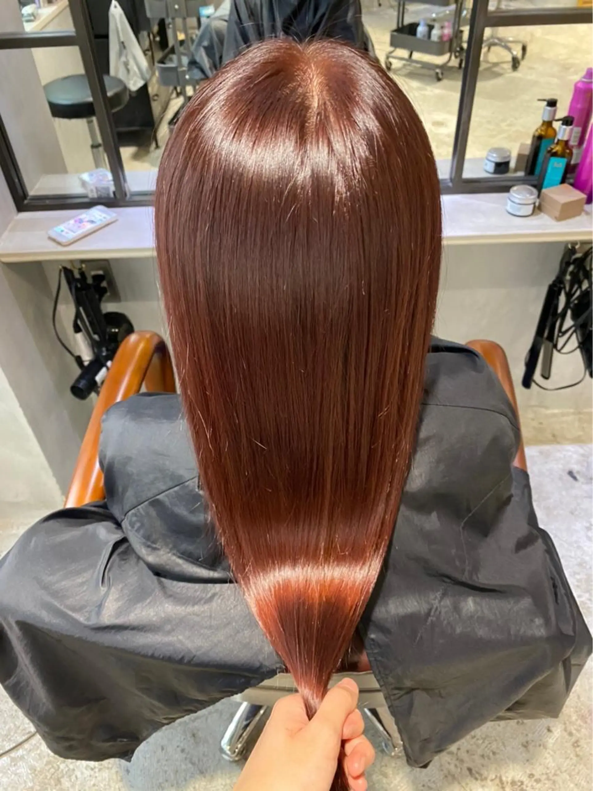 ロング カラー ヘアアレンジ 🤎艶髪×透明感🤎 【𝙔𝙐𝙕𝙐】のヘアスタイル