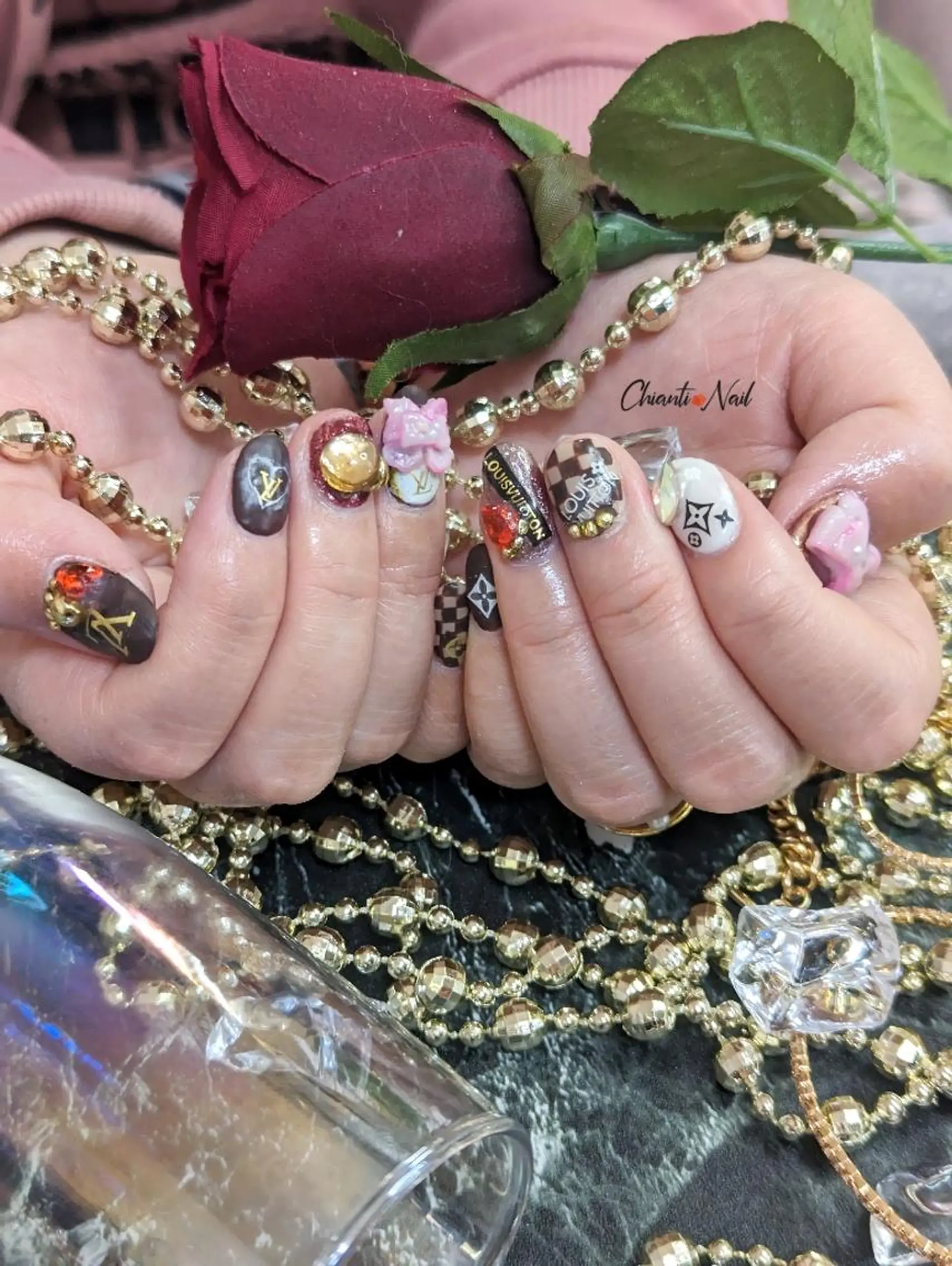 ネイル 持ち込み ハンドネイル Chianti Nailのネイルデザイン