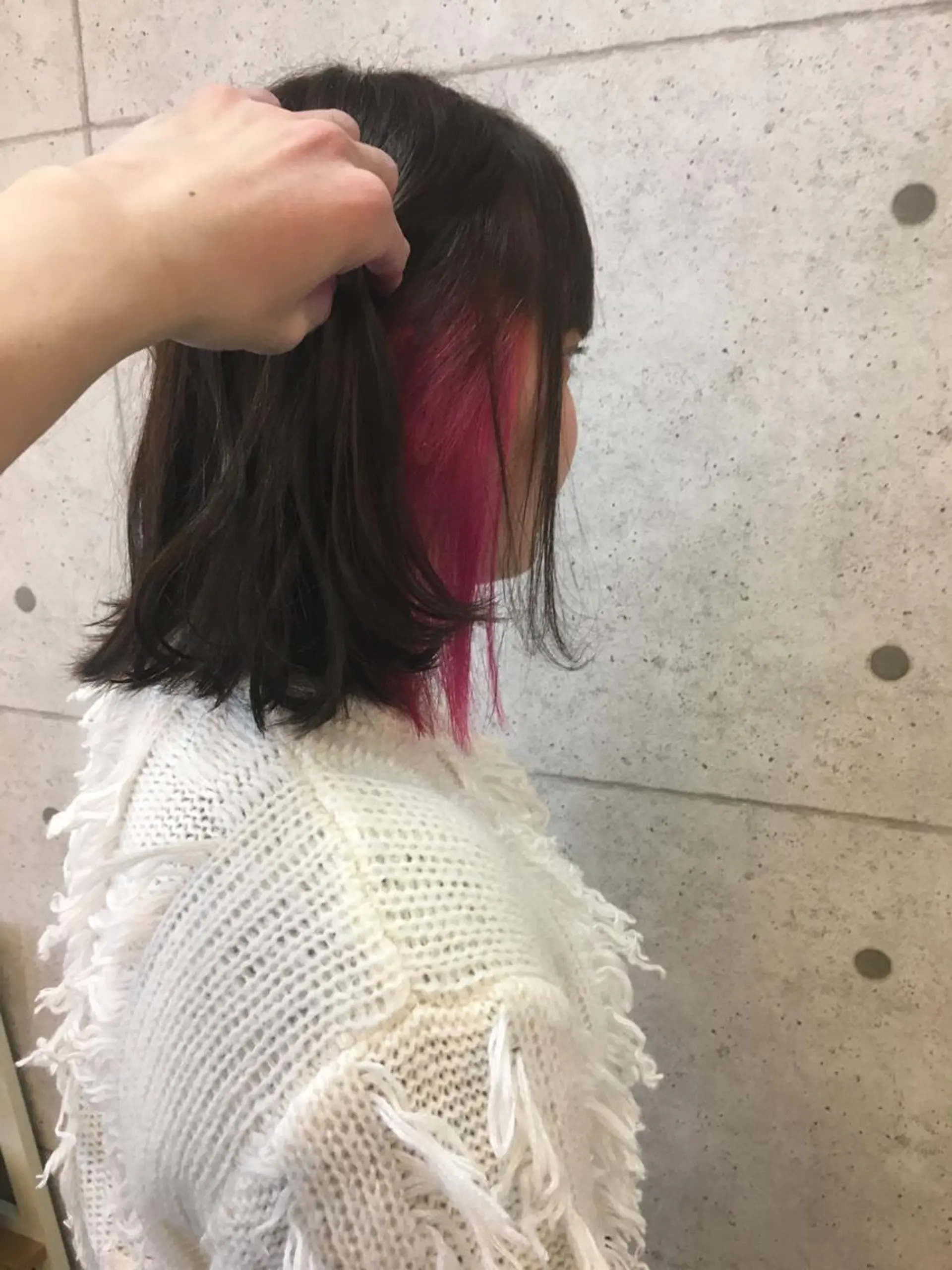 ショート カラー ピンクカラー 平田 晃誠のヘアスタイル