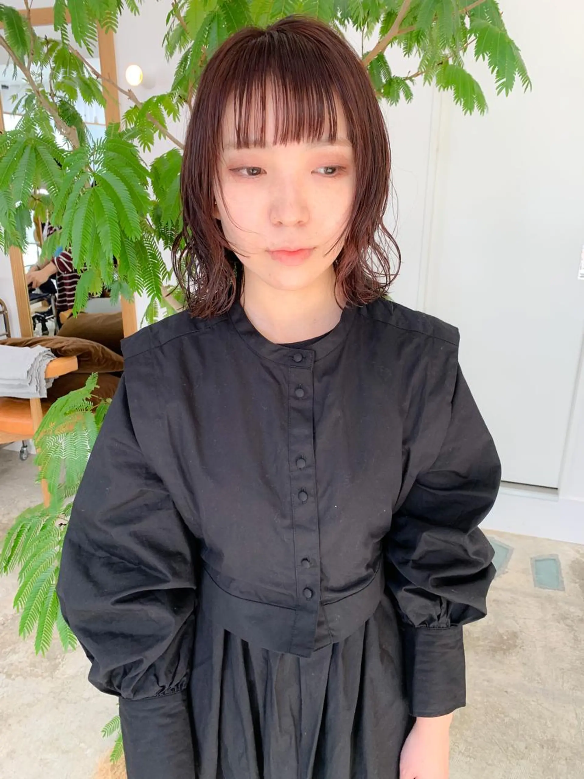 ミディアム パーマ ミディアムパーマ ウルフカット SALOWIN 名古屋名駅店所属・パーマ/パーマ落とし /藤木舜太のヘアスタイル