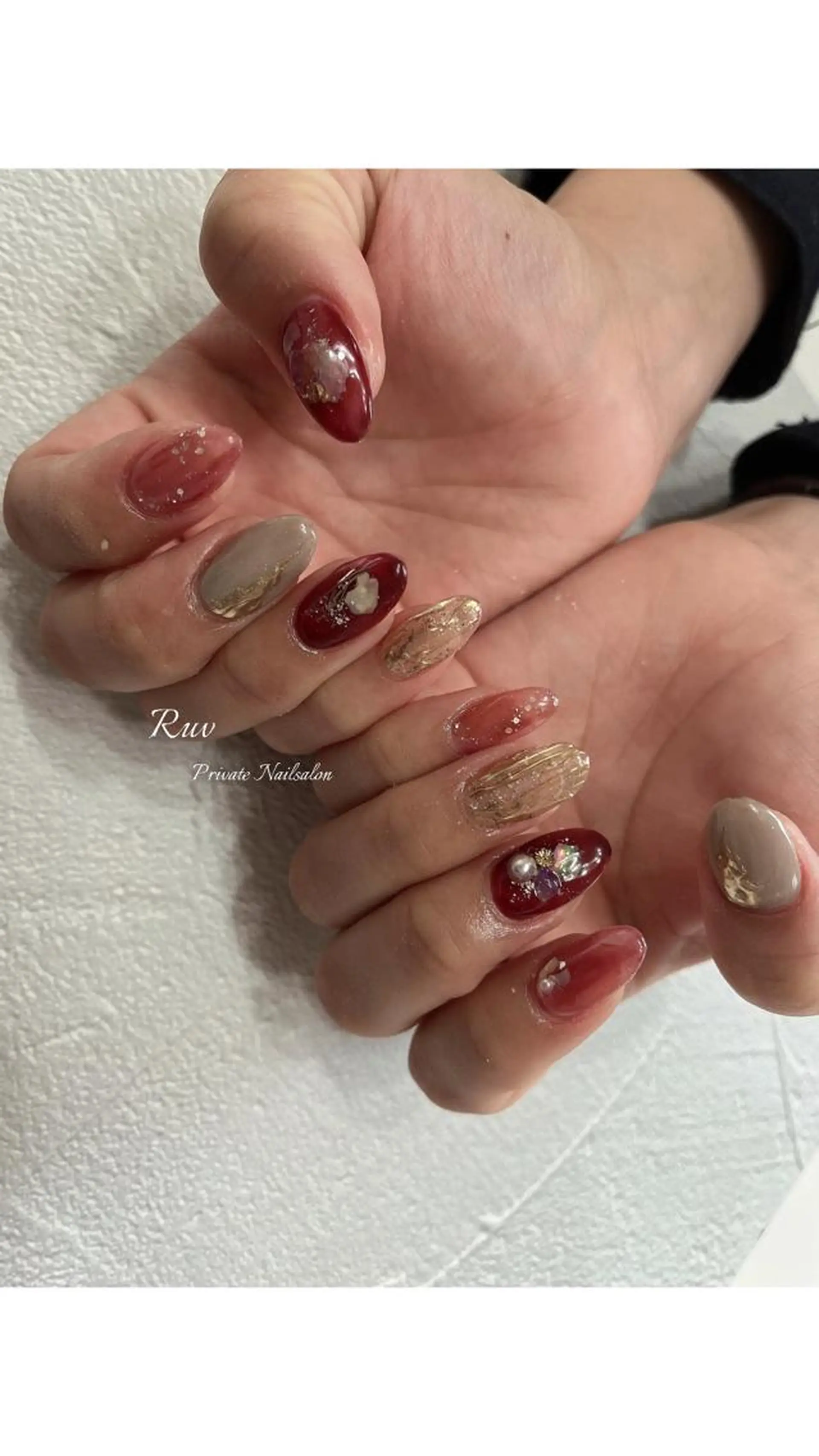 ネイル ハンドネイル プライベート ネイルサロン　ルヴのネイルデザイン