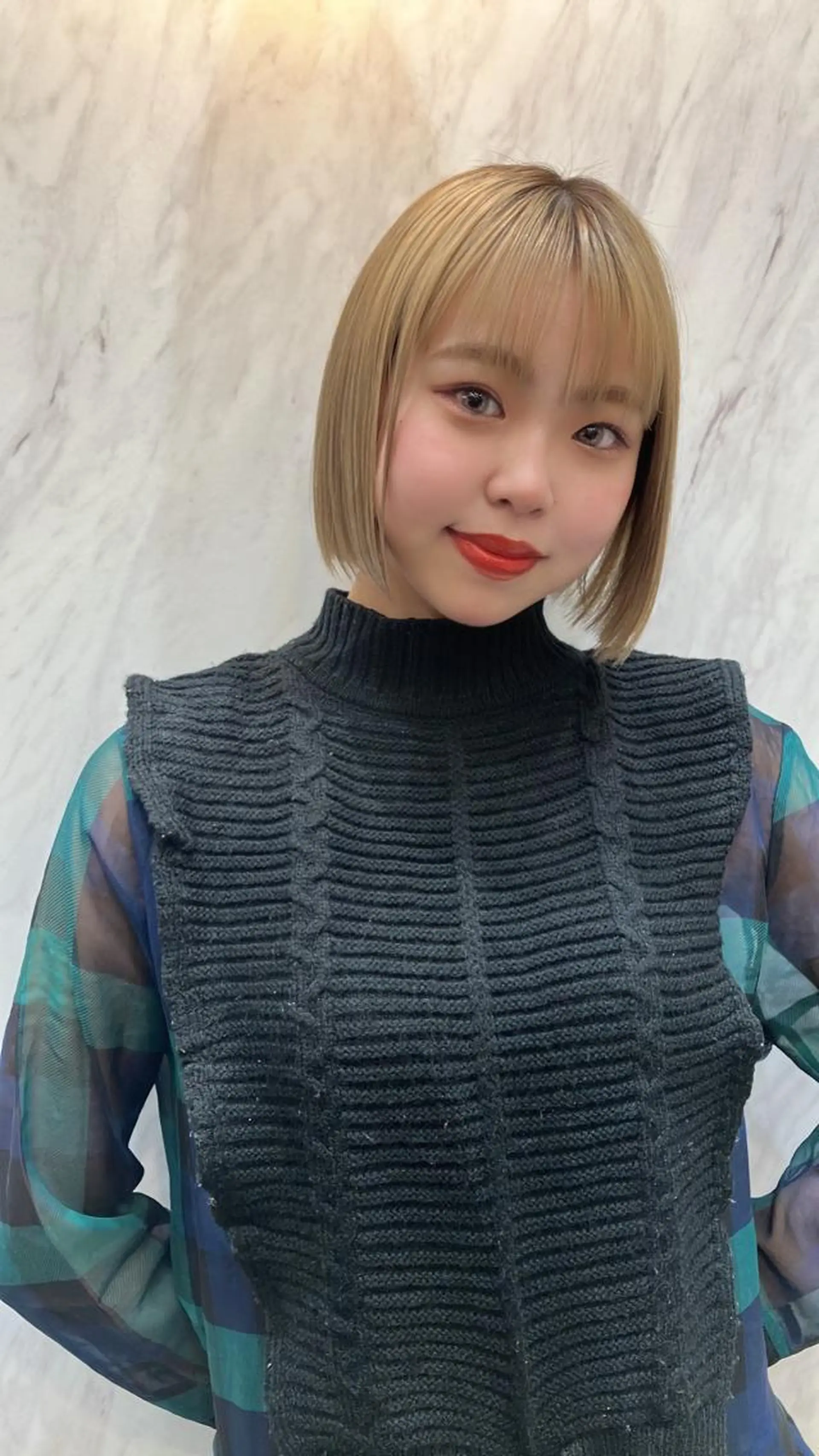 ショート カラー ヘアアレンジ カット トリートメント ヘッドスパ ARIA💎縮毛矯正 ブリーチ💎複雑履歴のヘアスタイル