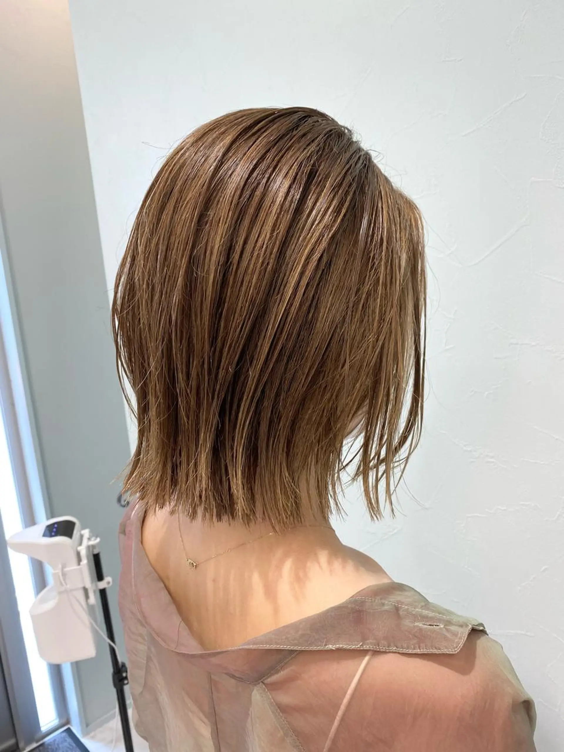 ミディアム カラー カット ヘアカラー トリートメント 中川 茜里のヘアスタイル