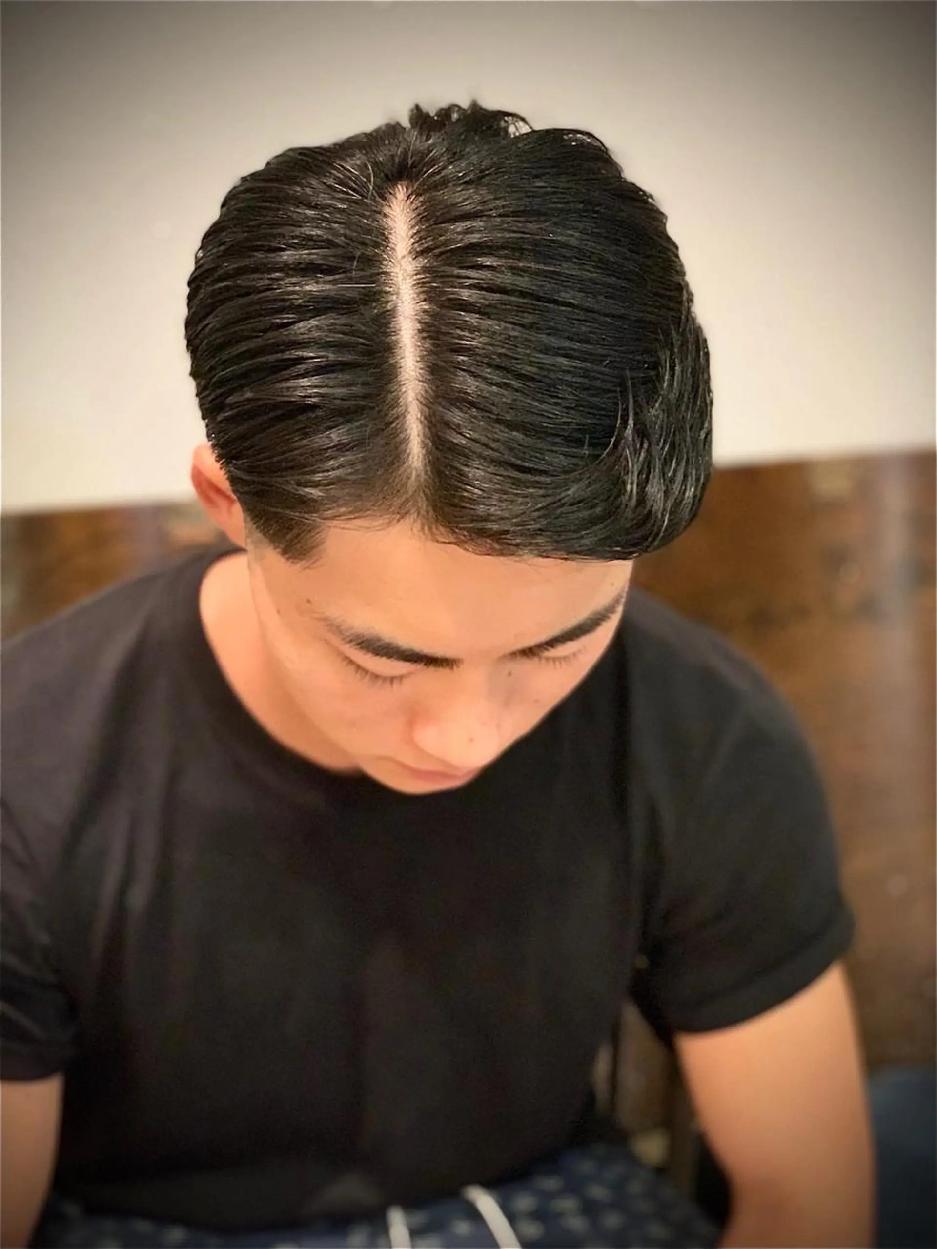 ショート カラー パーマ 石鳶 勝のヘアスタイル