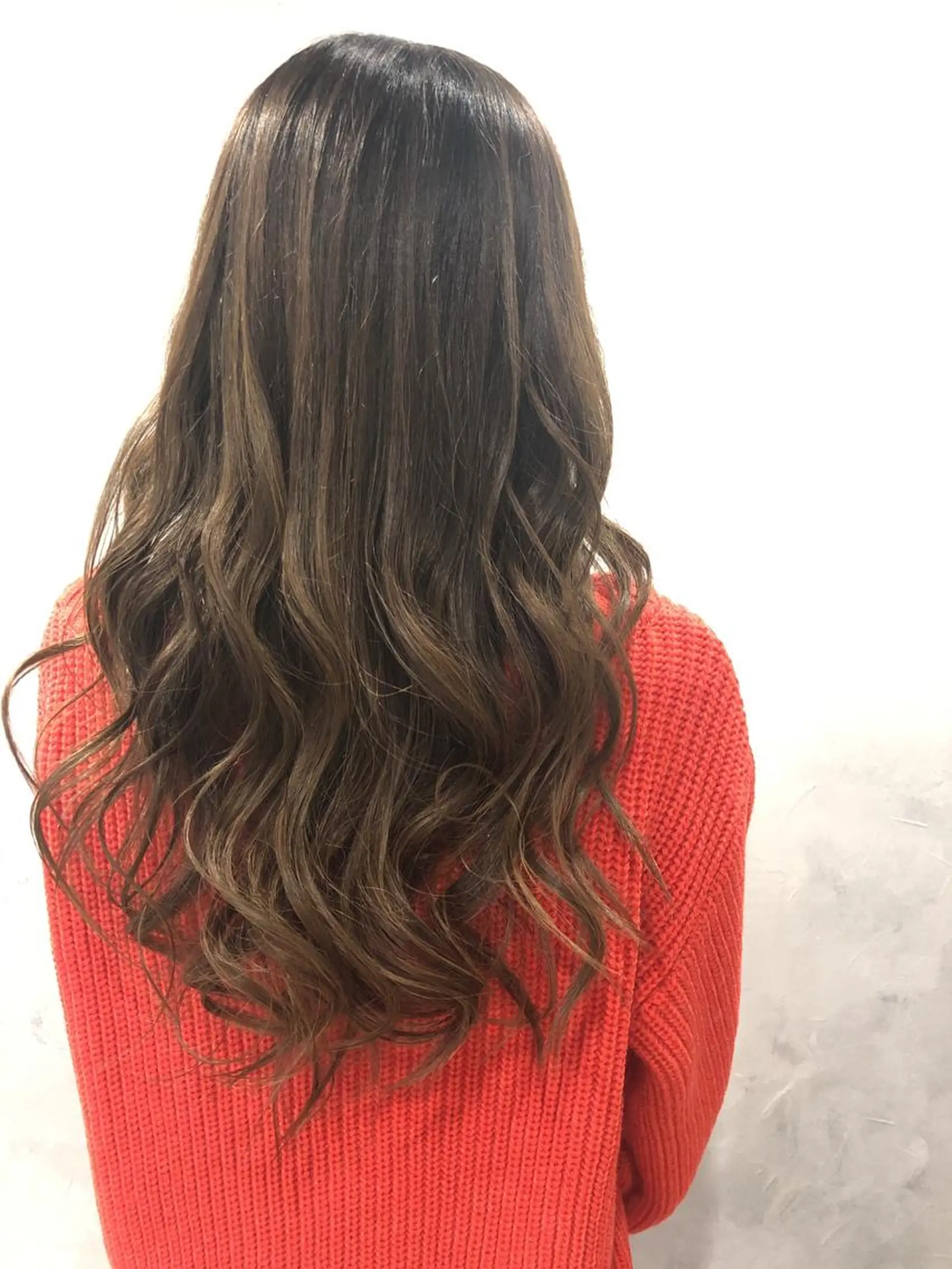 ロング ハイライト カット 南都 良太のヘアスタイル