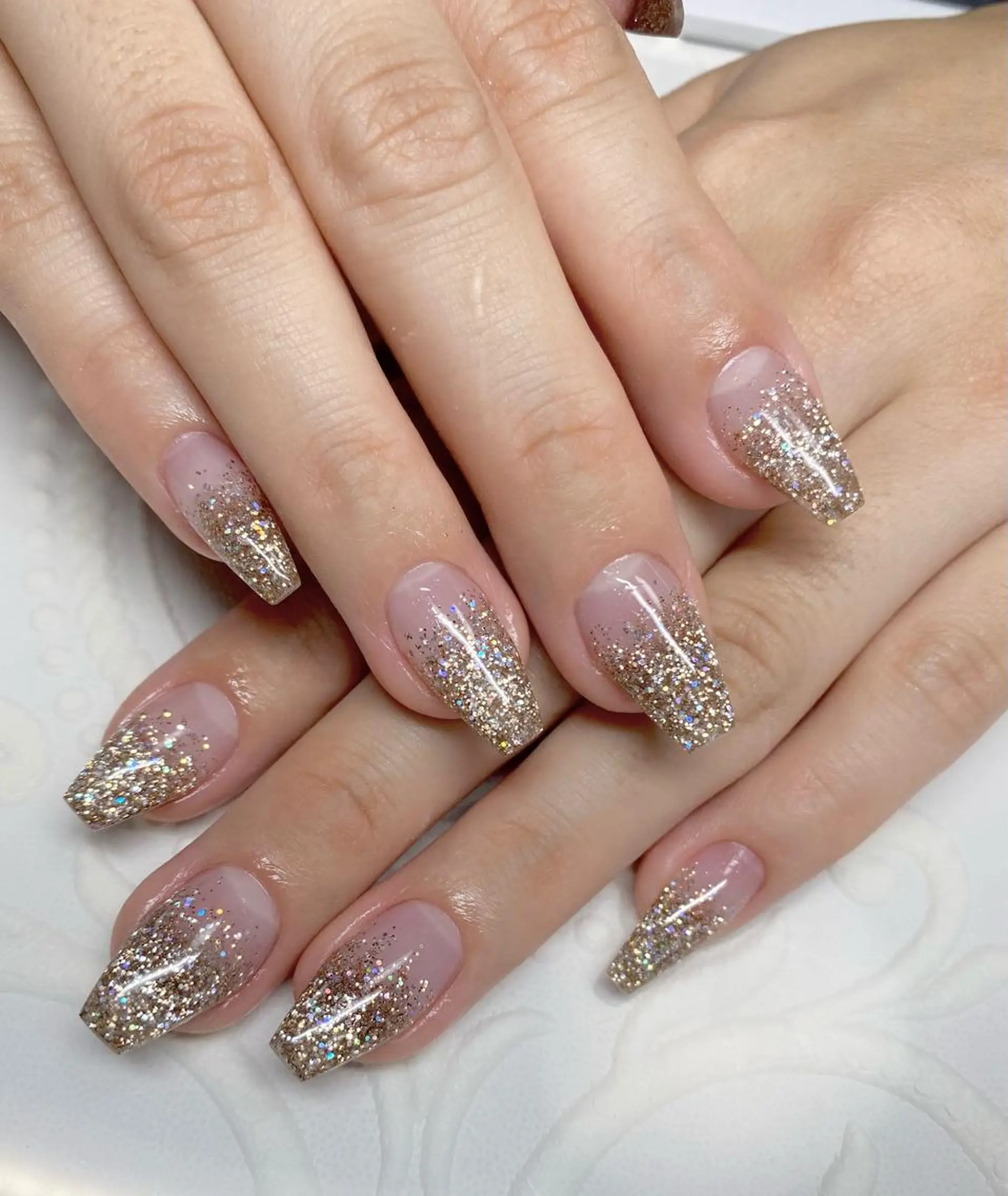 セミロング ネイル ラメ(グリッター) ハンドネイル LUNE NAILのその他イメージ