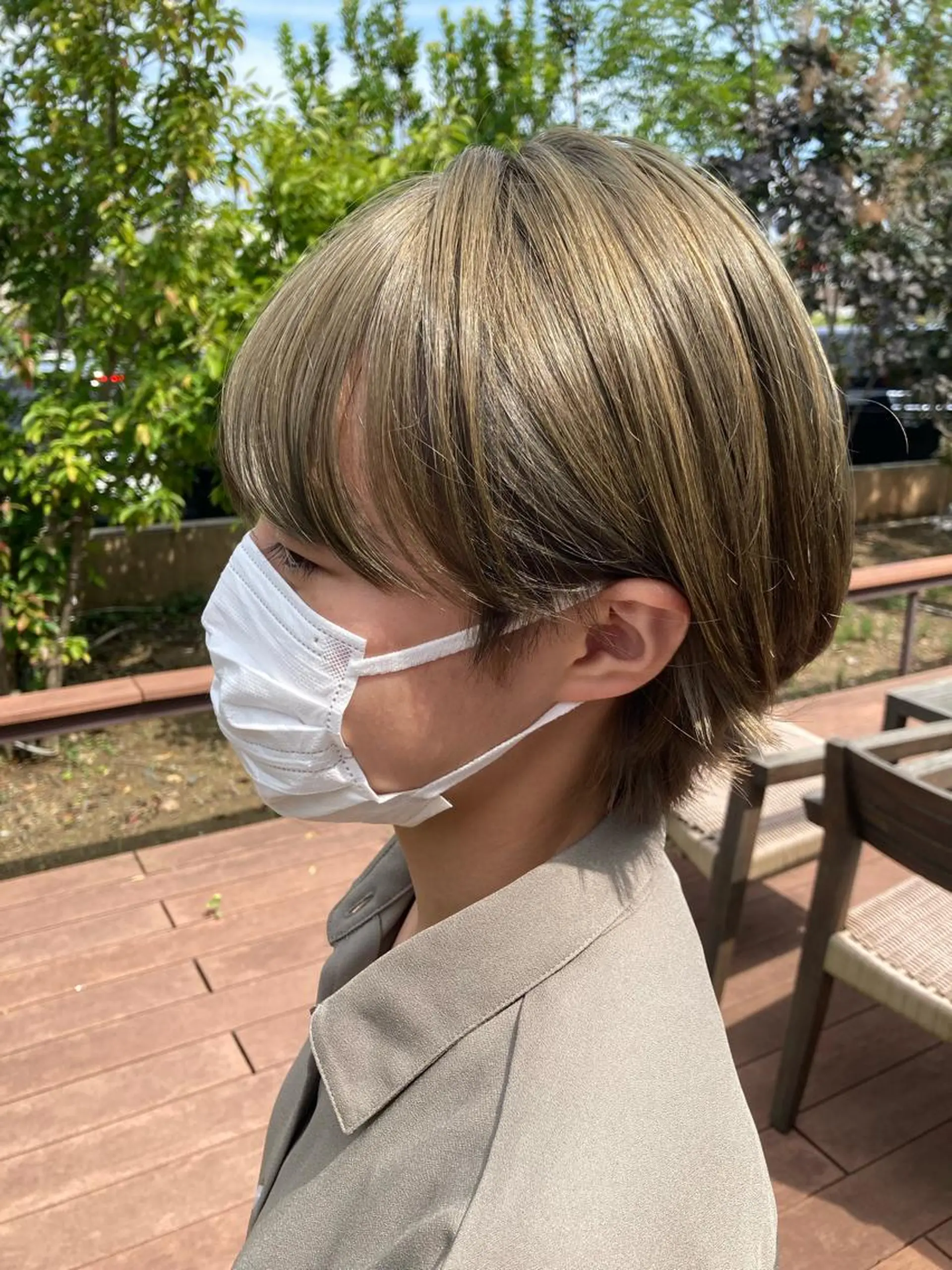 カラー 加納 彬華のヘアスタイル