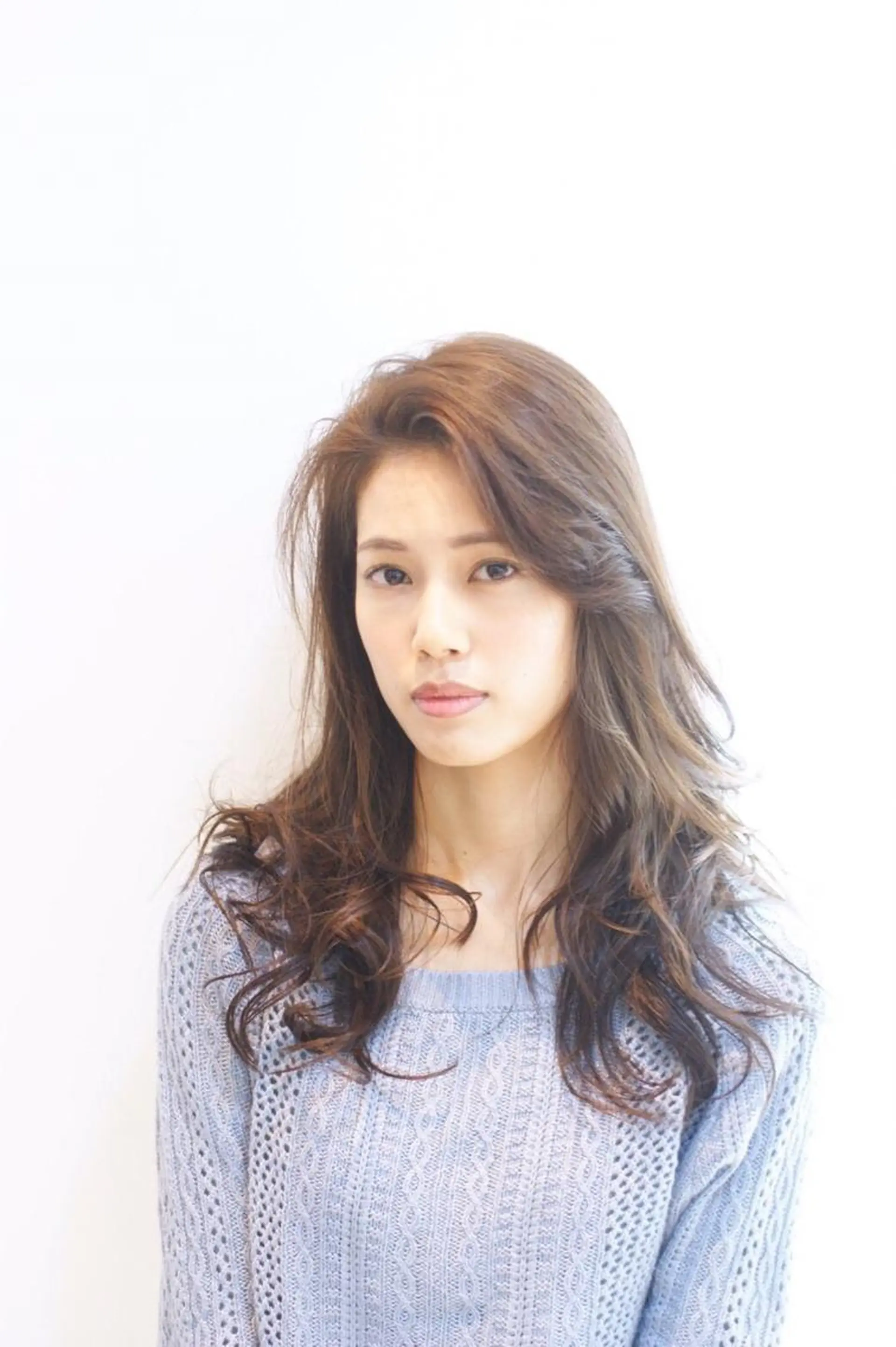 セミロング ロング カラー パーマ リュープリエ　齊藤 昌行のヘアスタイル