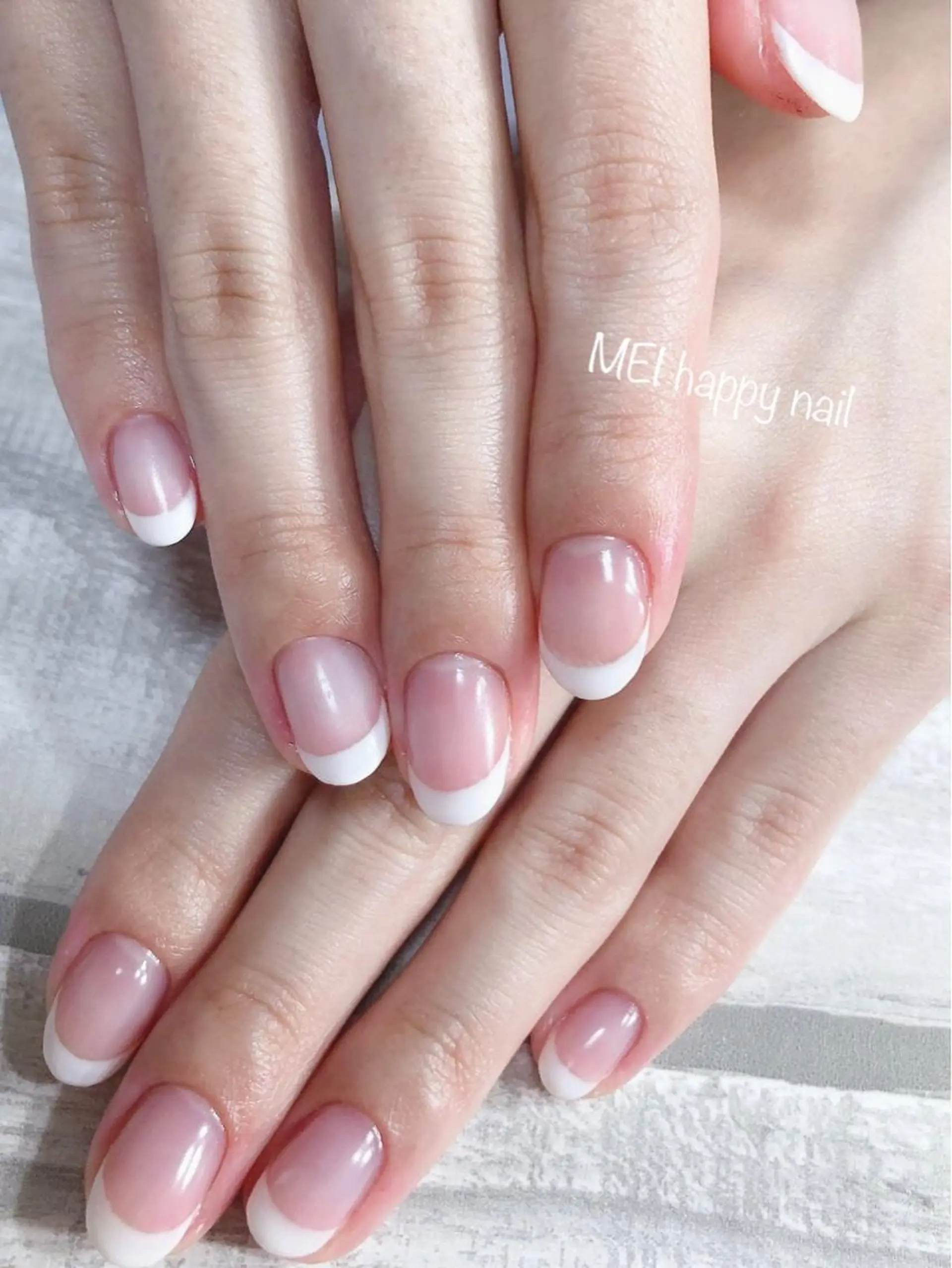 ネイル 北浦和 自爪育成ケアのネイルデザイン