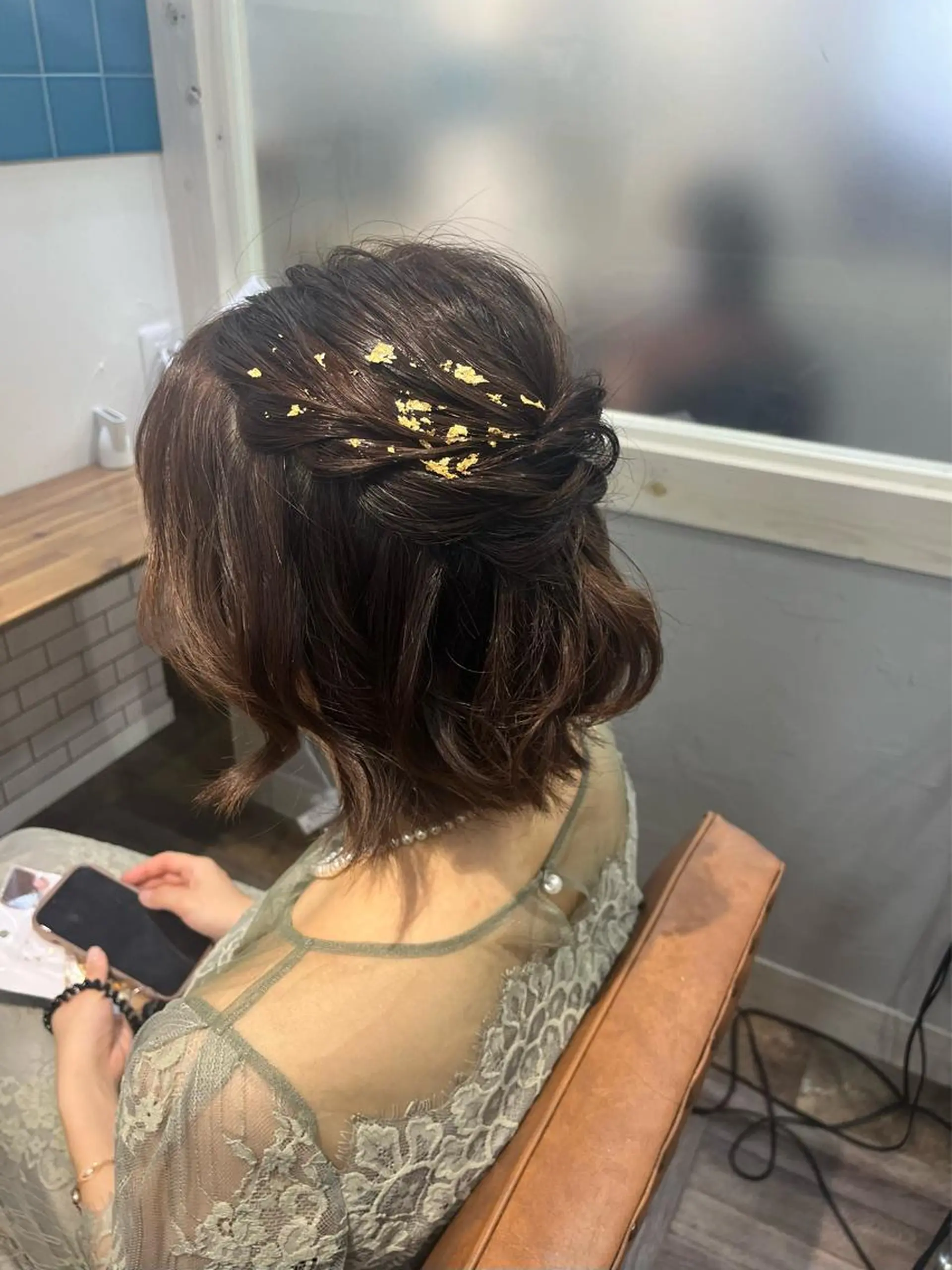 ミディアム ヘアアレンジ 🫧tomoka 透明感カラー🫧のヘアスタイル