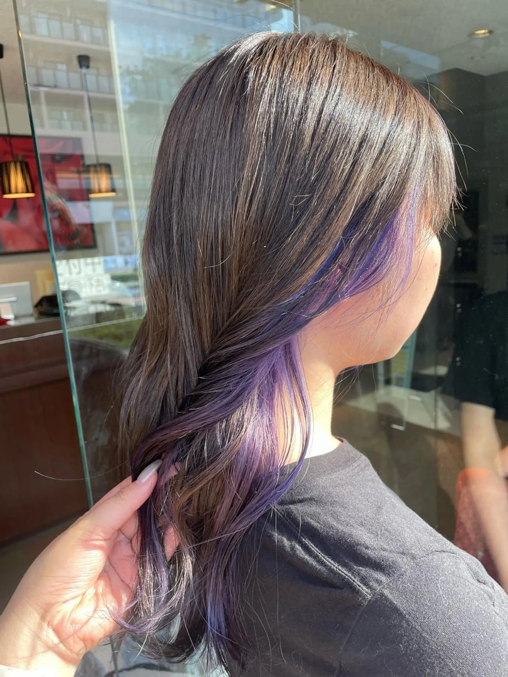 ロング ヘアカラー トリートメント 💞暖色カラー 💞risaのヘアスタイル