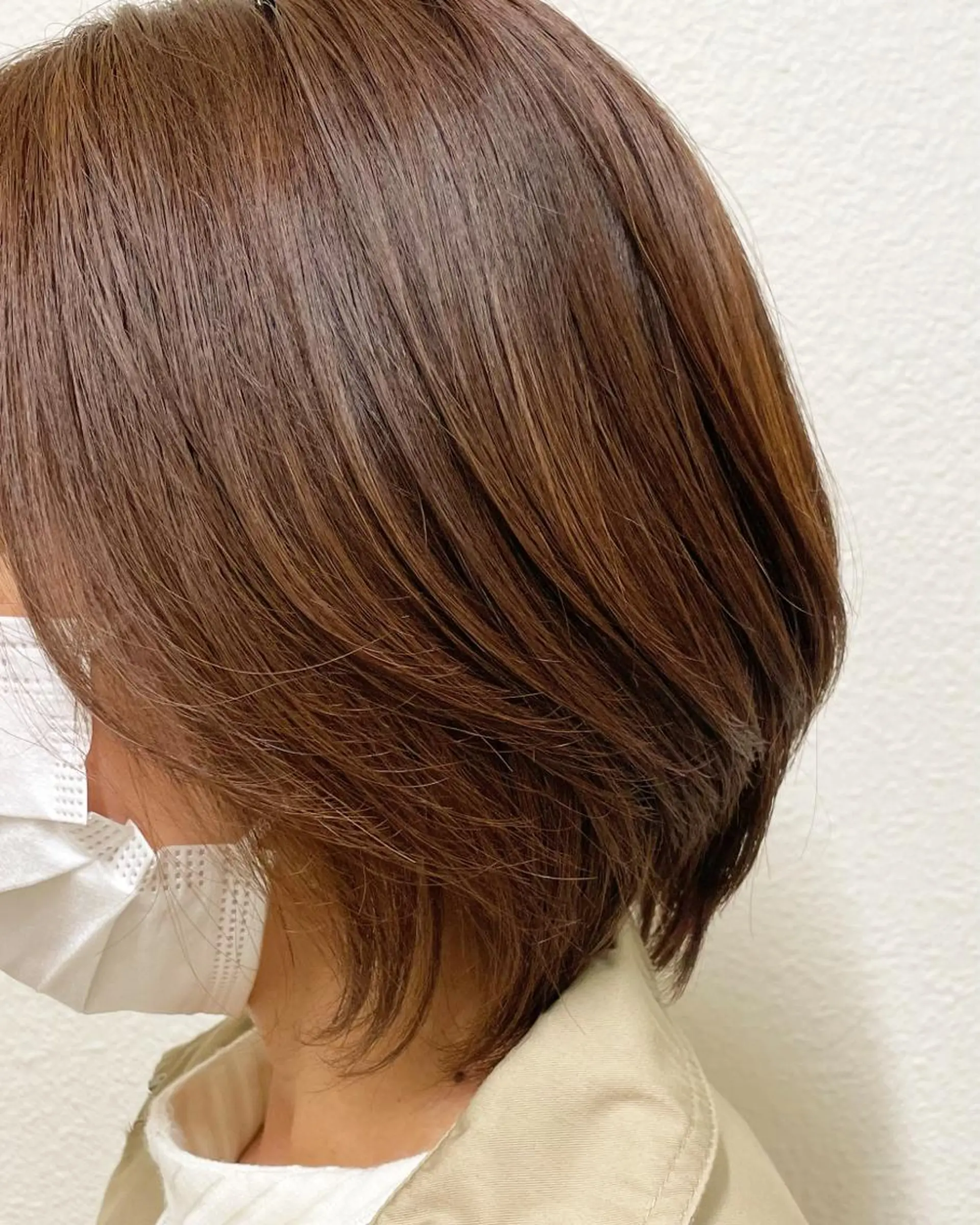 ミディアム カラー メンズ ブラウンカラー 新宿/顔周りカット/ レイヤー/がっきーのヘアスタイル