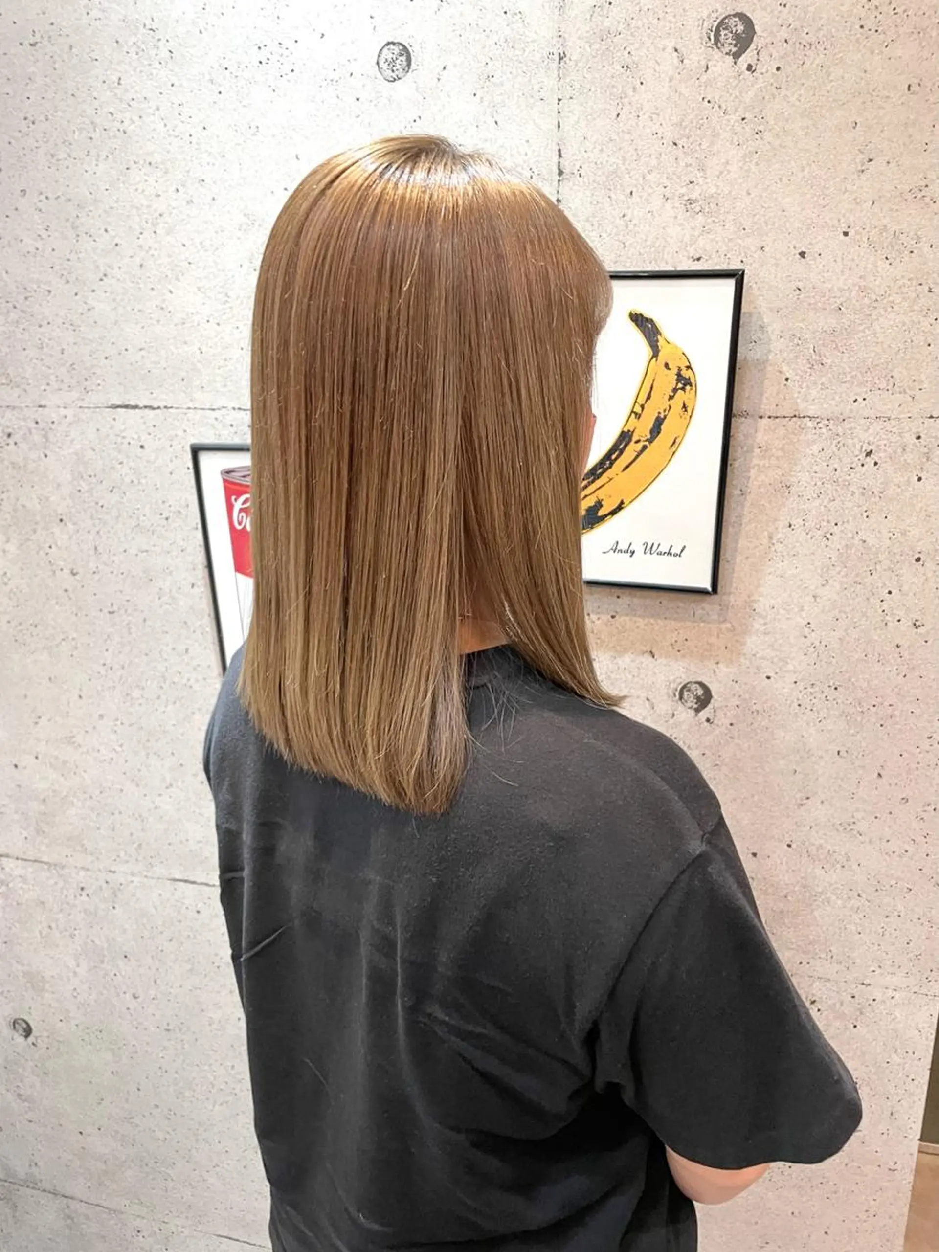 ミディアム 縮毛矯正 🔷ブリーチバレイヤ ージュ🔷飯野達也のヘアスタイル