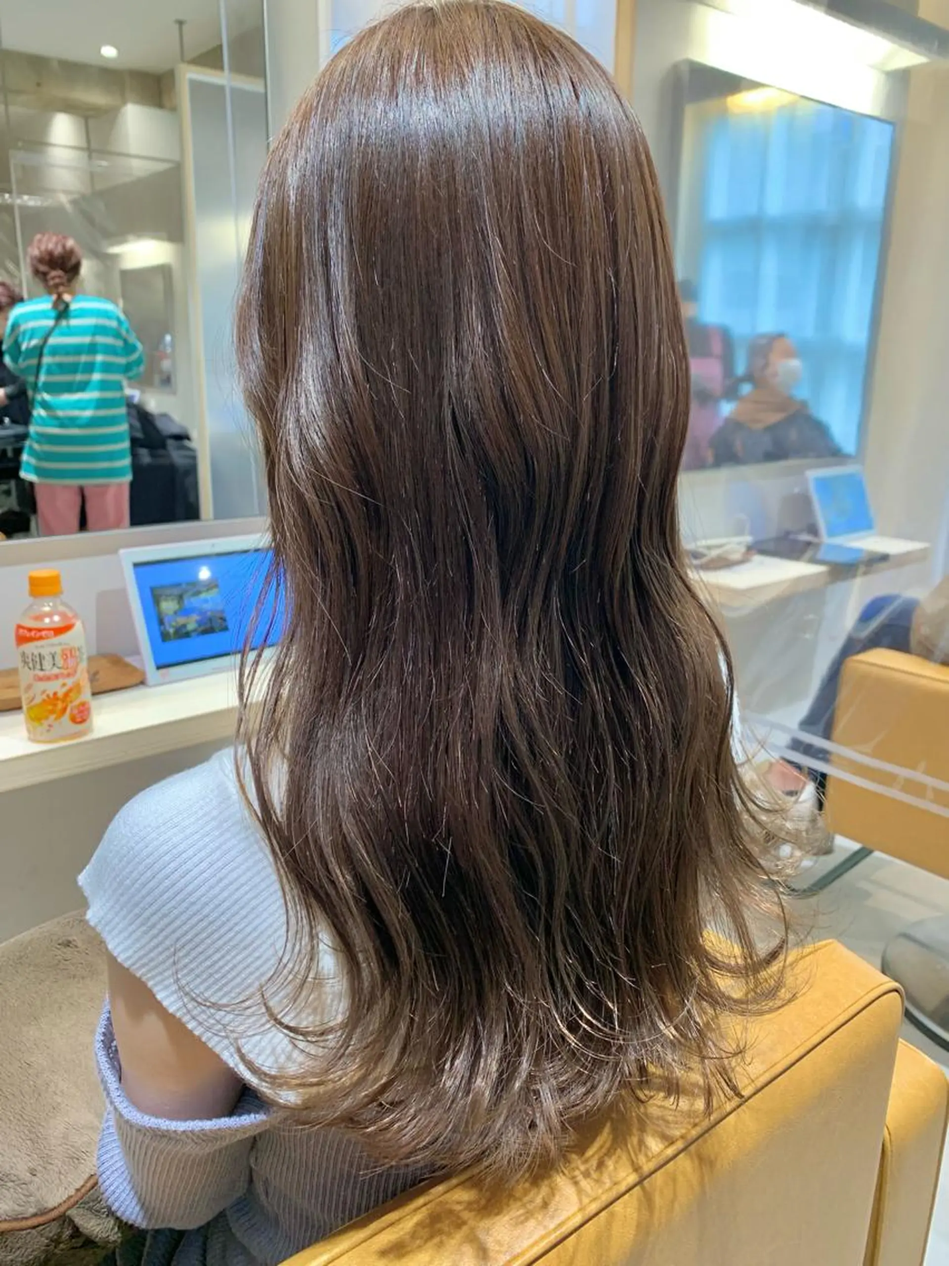 セミロング カラー カット ヘアカラー 縮毛矯正×艶カラー /中村勇太のヘアスタイル