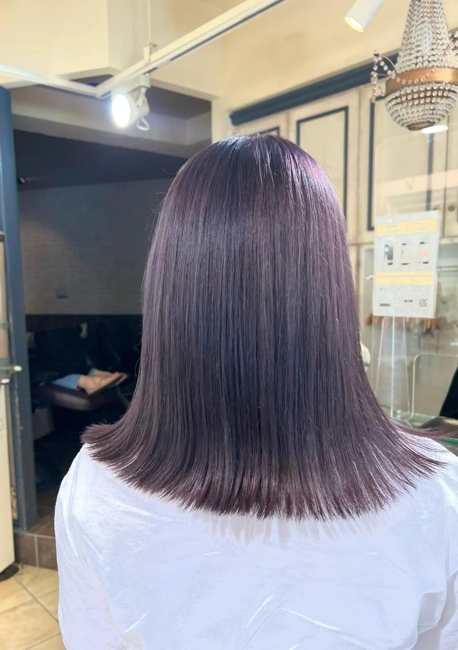 ミディアム パープルカラー 表参道/ハイライト /tsumugiのヘアスタイル