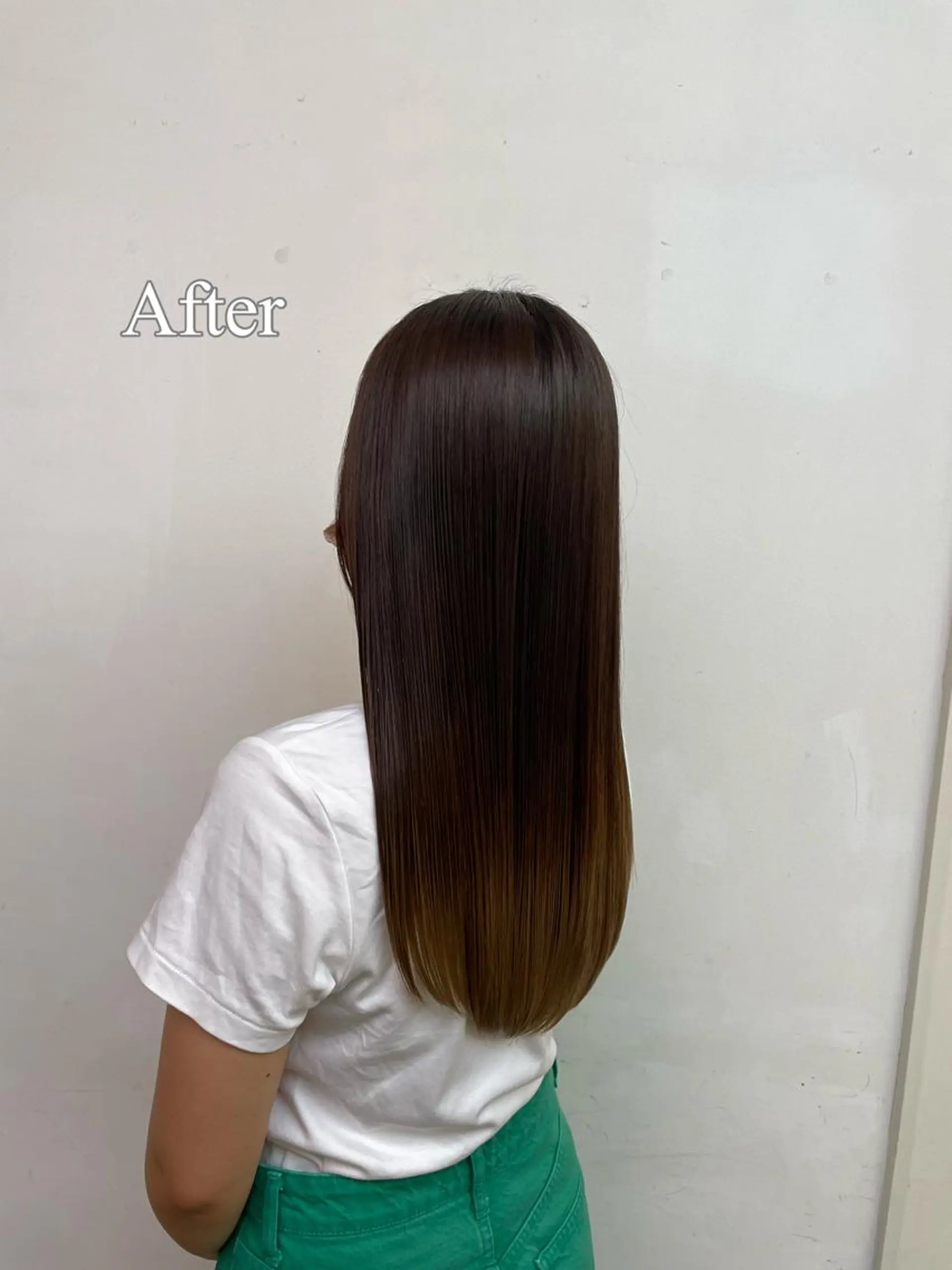 ロング カラー ブリーチ 縮毛矯正 トリートメント 酸熱トリートメント トリートメント 川上拓真 ✂︎学芸大学のヘアスタイル