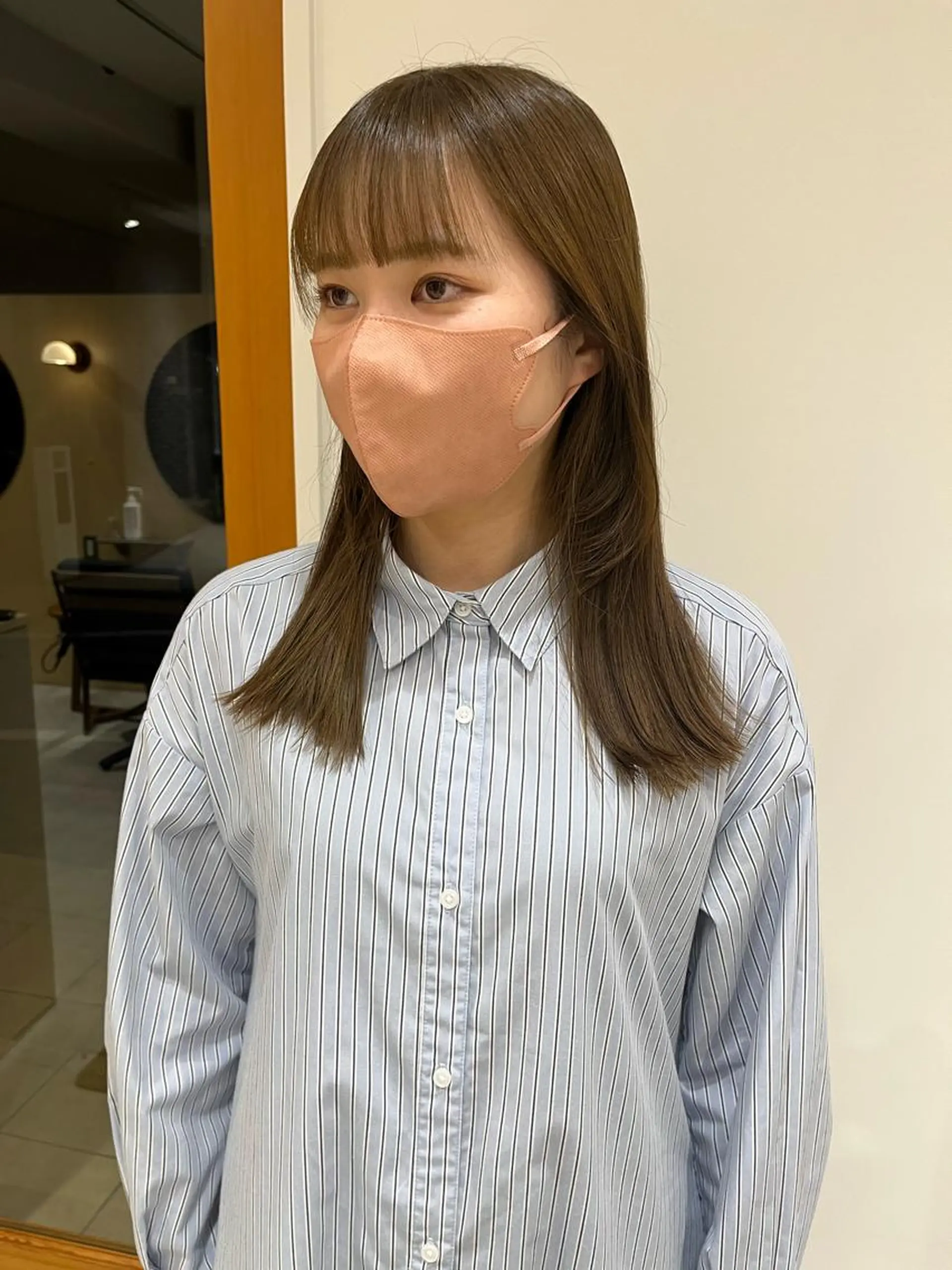 セミロング カラー ヘアカラー トリートメント 🦖ミニボブ/ボブ /MOEKA🦕のヘアスタイル