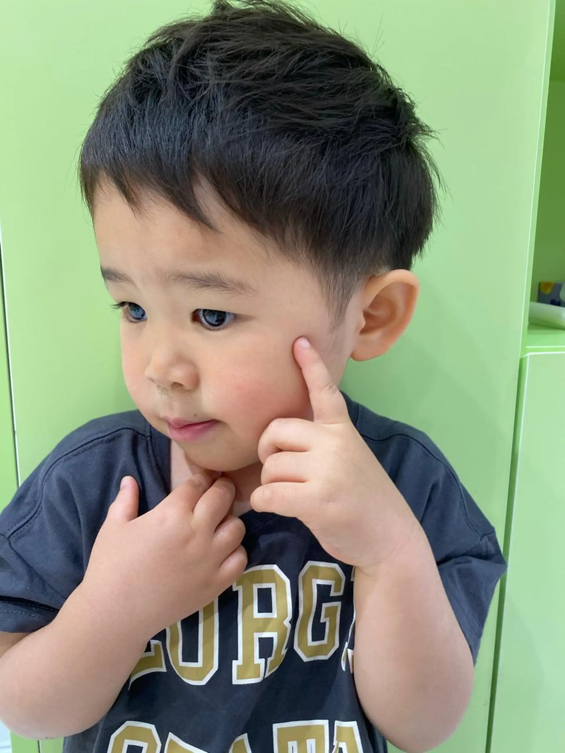 ショート メンズ キッズ 山崎 航のヘアスタイル