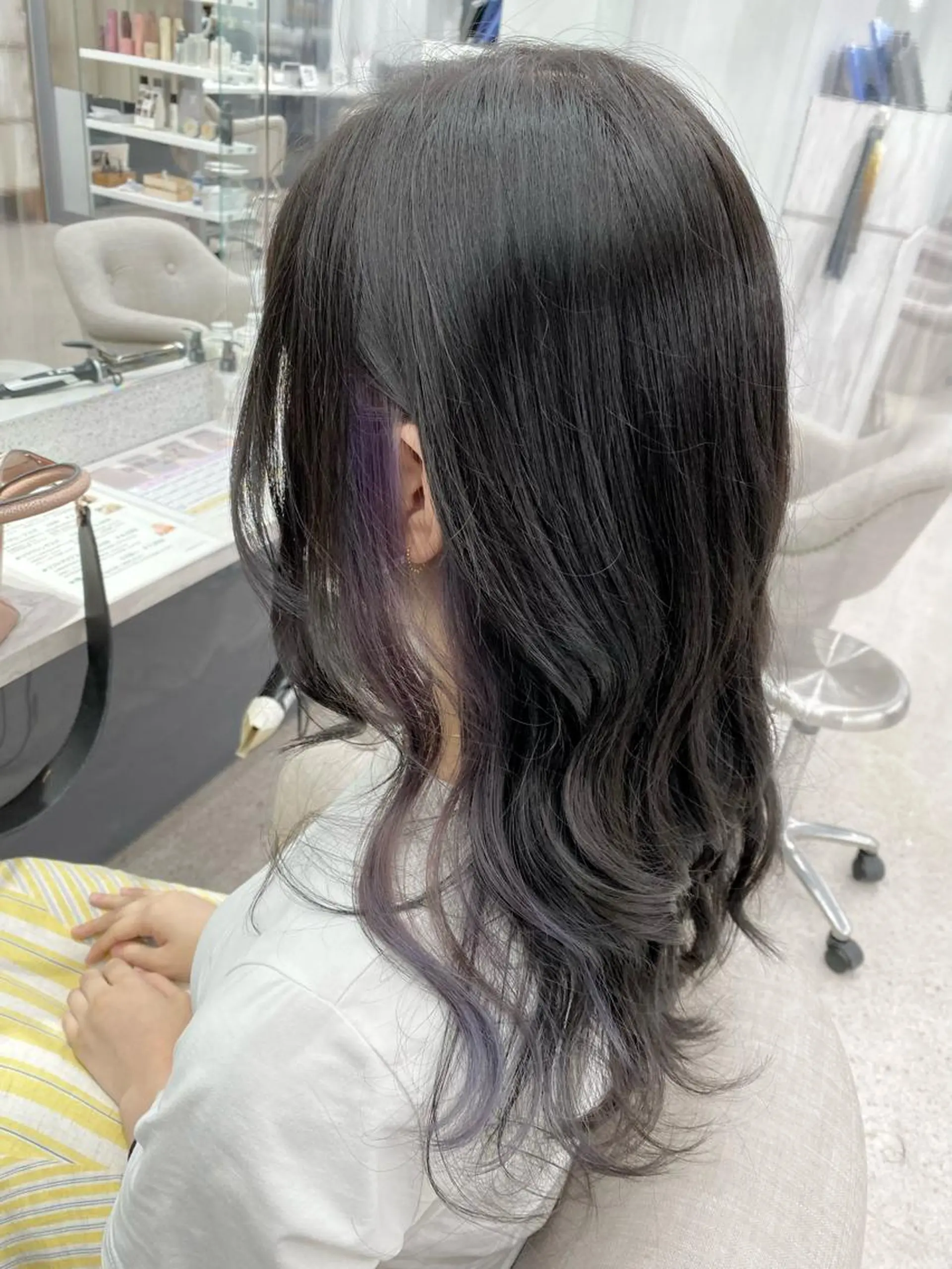 ミディアム カラー パーマ ヘアアレンジ メンズ キッズ ネイル マツエク・マツパ レイヤーカット/ 髪質改善/羽柴りくのヘアスタイル