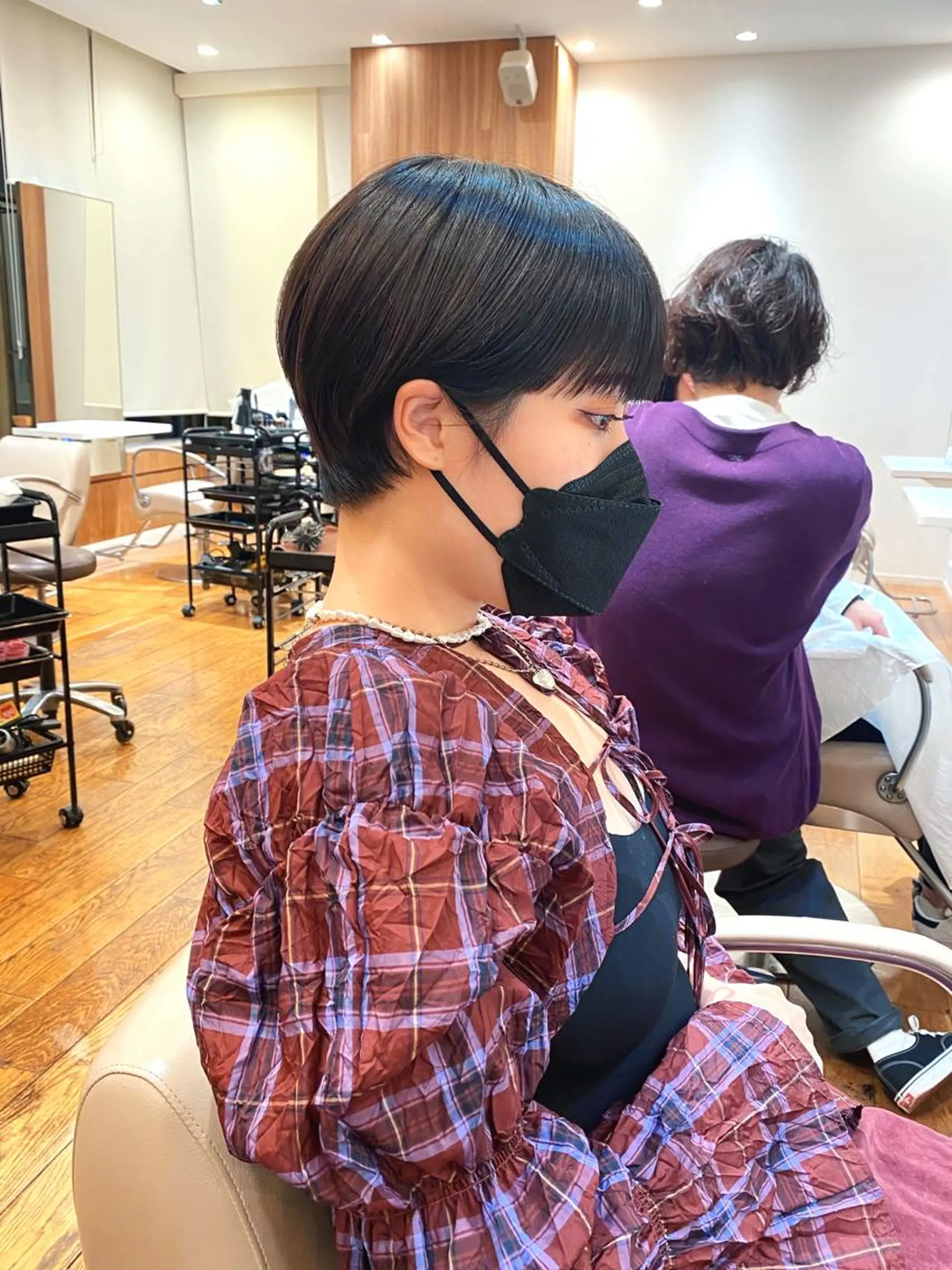 ショート カラー パーマ ショートヘア 🍃服部 雅哉🍃銀座◎のヘアスタイル