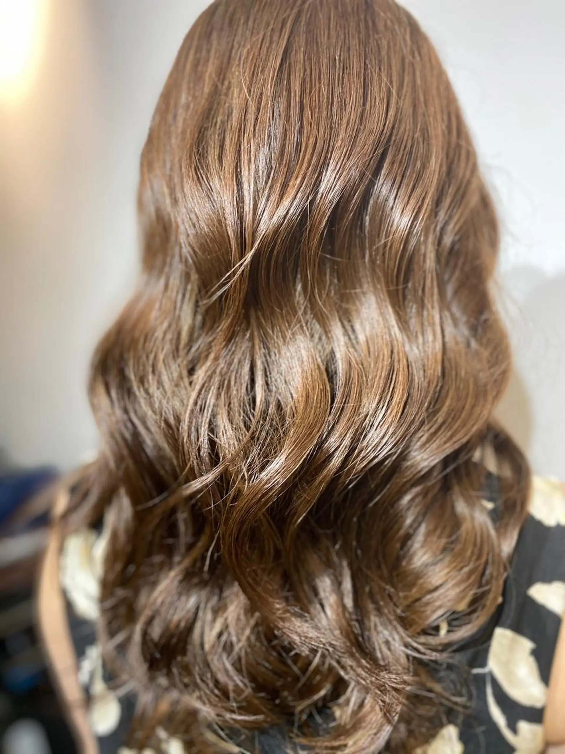 ロング ハイライト opus 店長大和 レイヤー/赤み消しのヘアスタイル