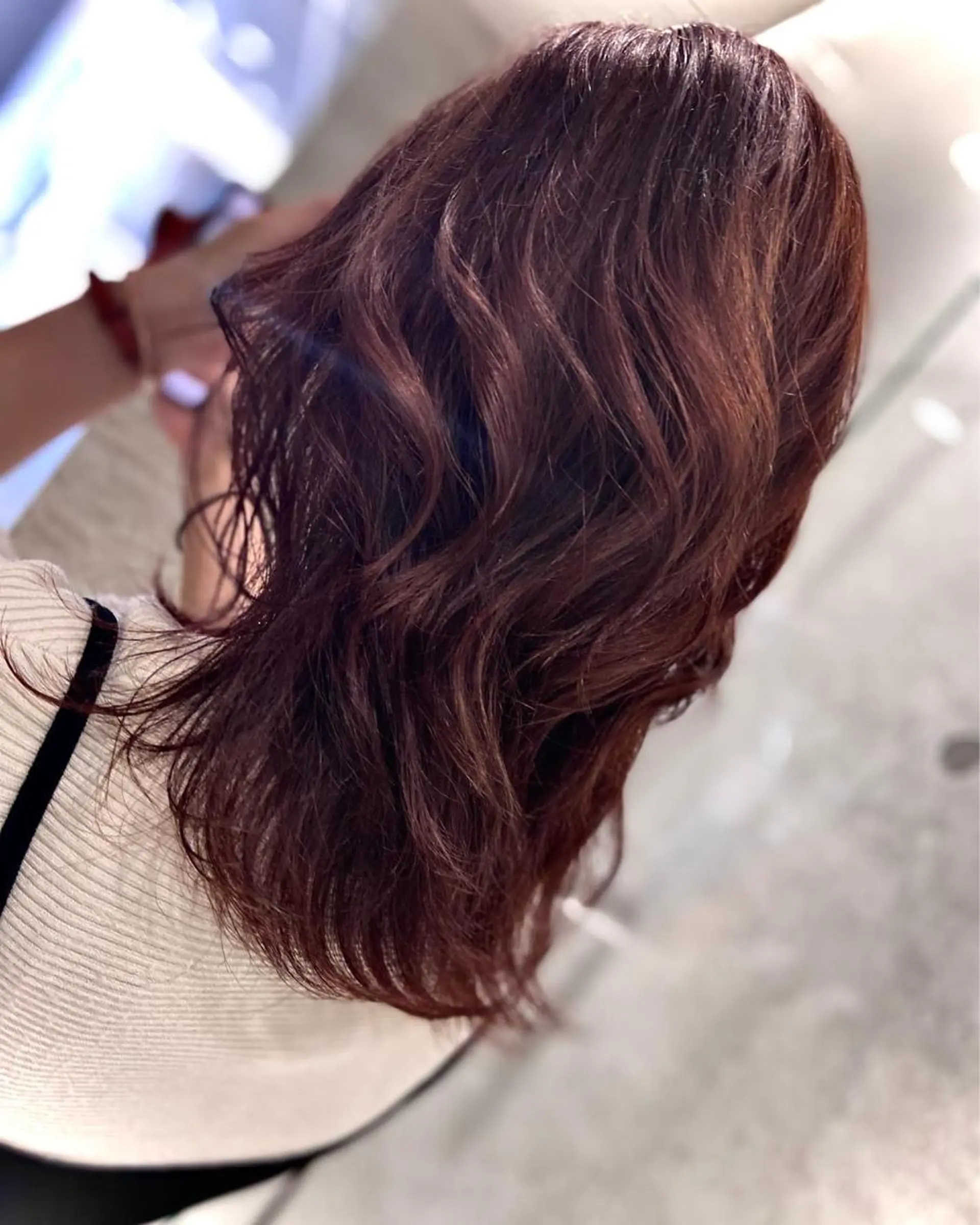 カラー ピンクカラー 大塚 夏生のヘアスタイル