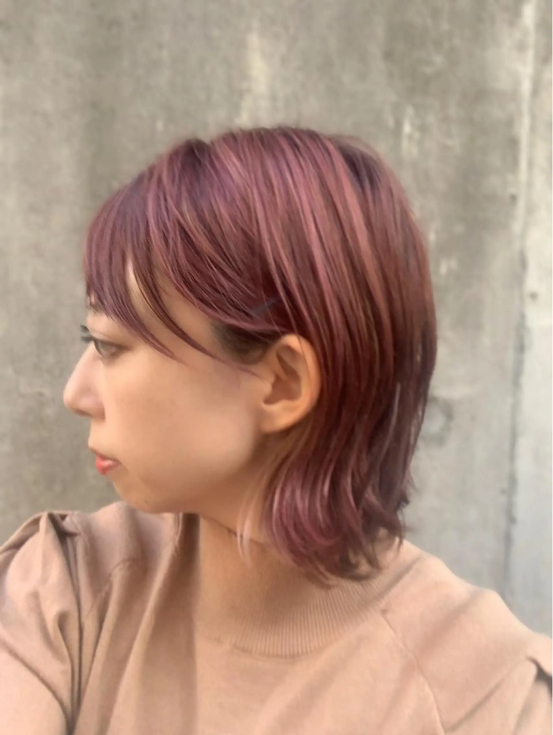 ミディアム カラー ハイライトカラー ハイライト デザインカラー モデル募集🌈のヘアスタイル