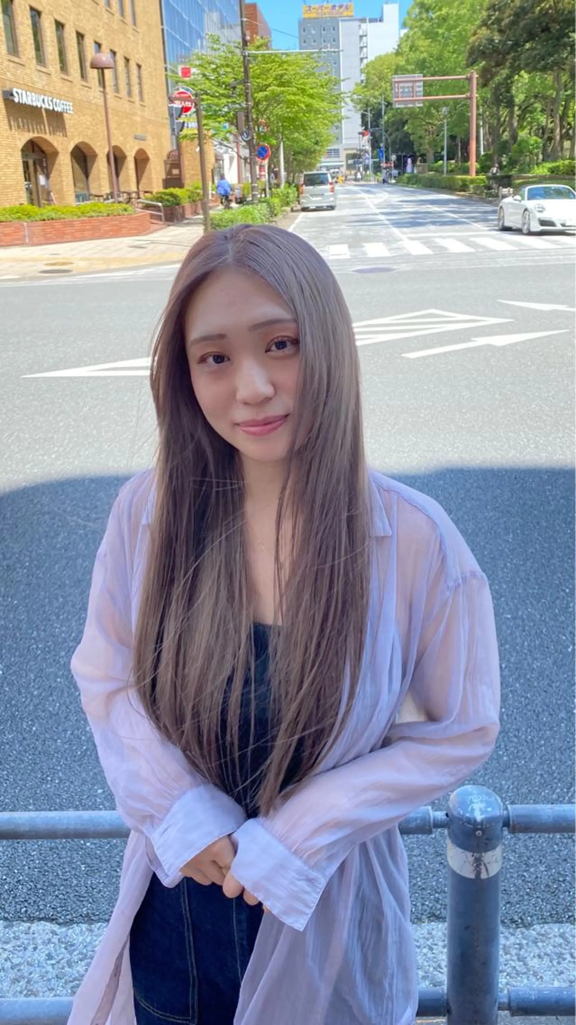 ロング カラー ベージュカラー シルバー シルバーベージュ ヘアカラー トリートメント ハイトーン/ボブ/ レイヤー💫カイセイのヘアスタイル