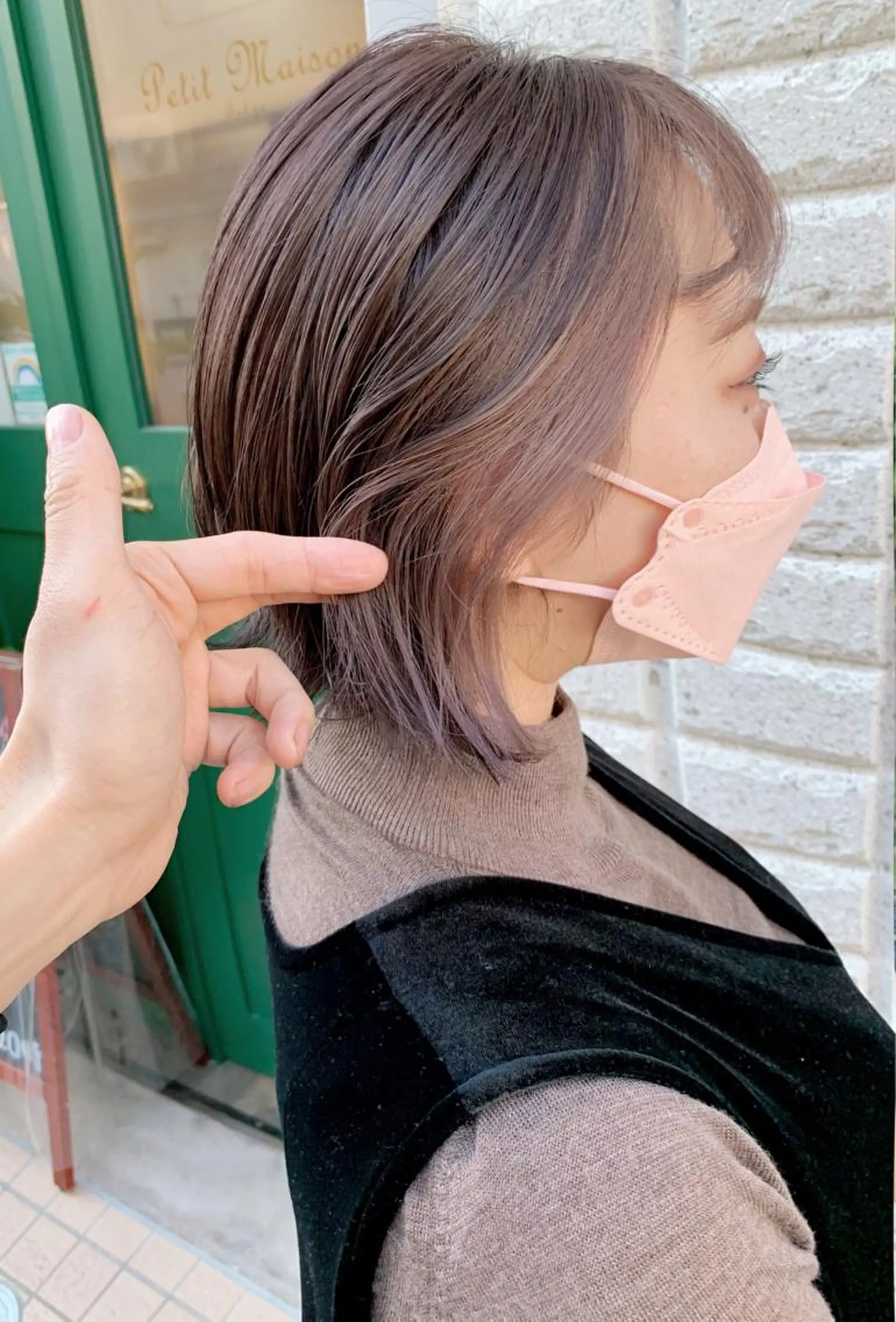 ショート ミストバング カット ヘアカラー Petit Maison Tokyo所属・🦋ショートカット 🦋Yu-Kiのヘアスタイル