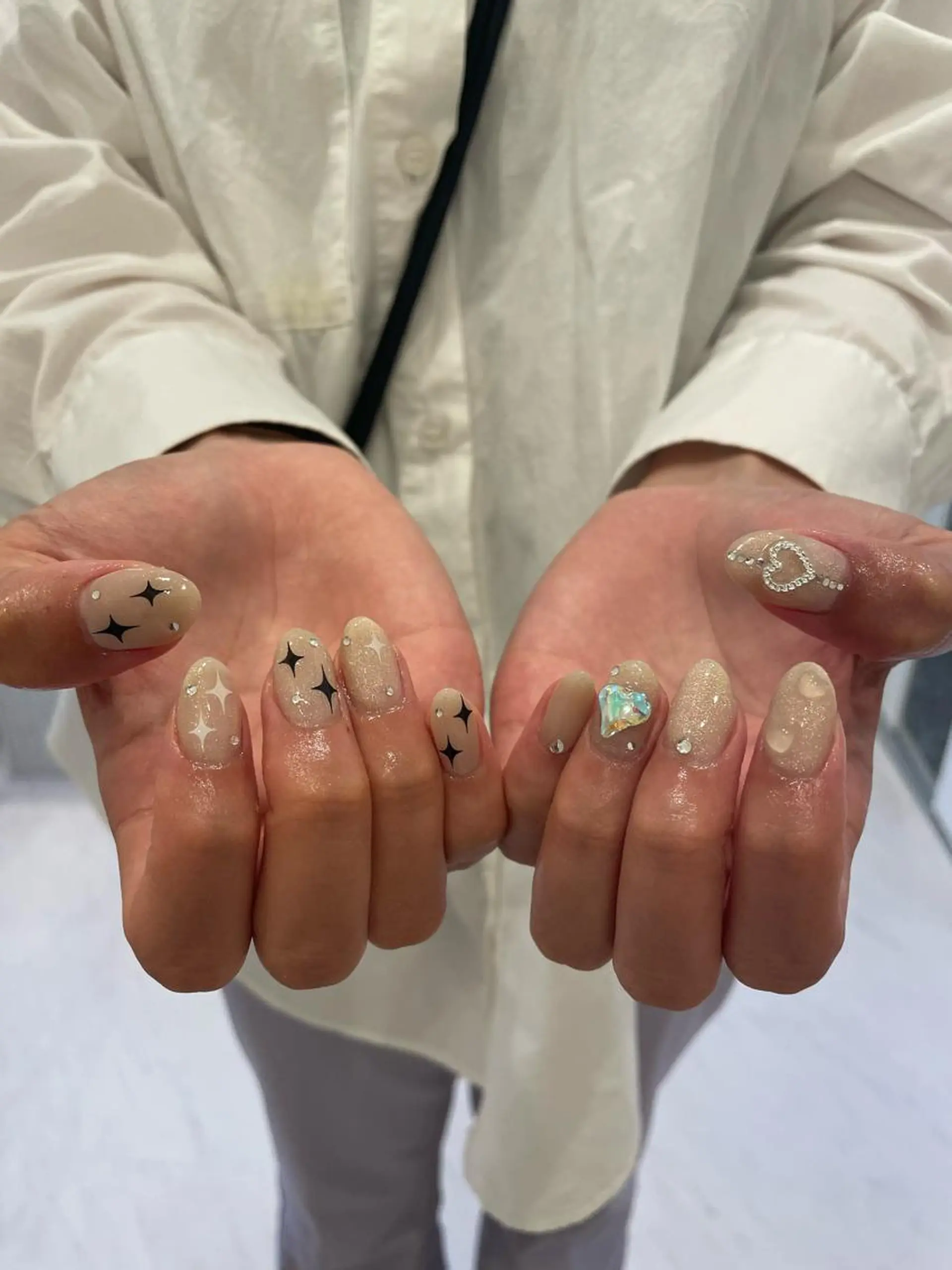 ネイル 束感まつ毛/ネイル/ LED♥KIRARAのマツエク・マツパデザイン