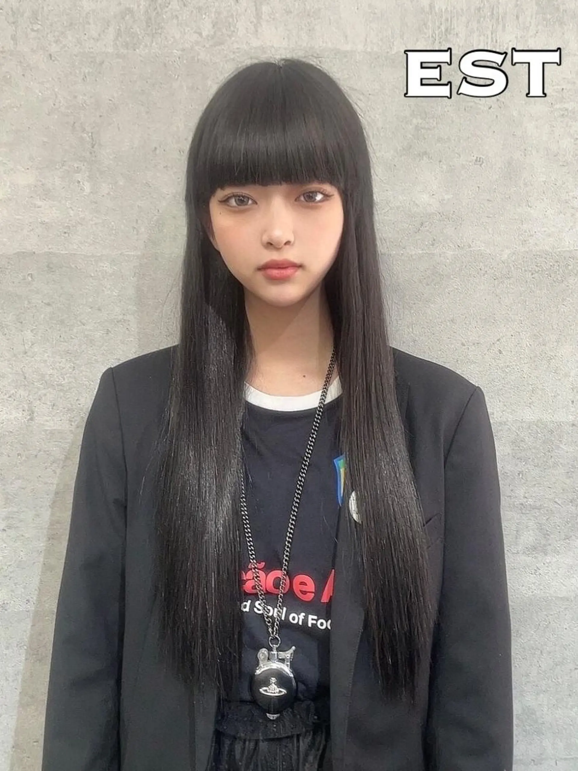 ロング メンズ ヘアアレンジ カラー シールエクステ メンズバレイヤージュ メンズブリーチ メンズハイライト メンズハイトーン M. KANAのヘアスタイル