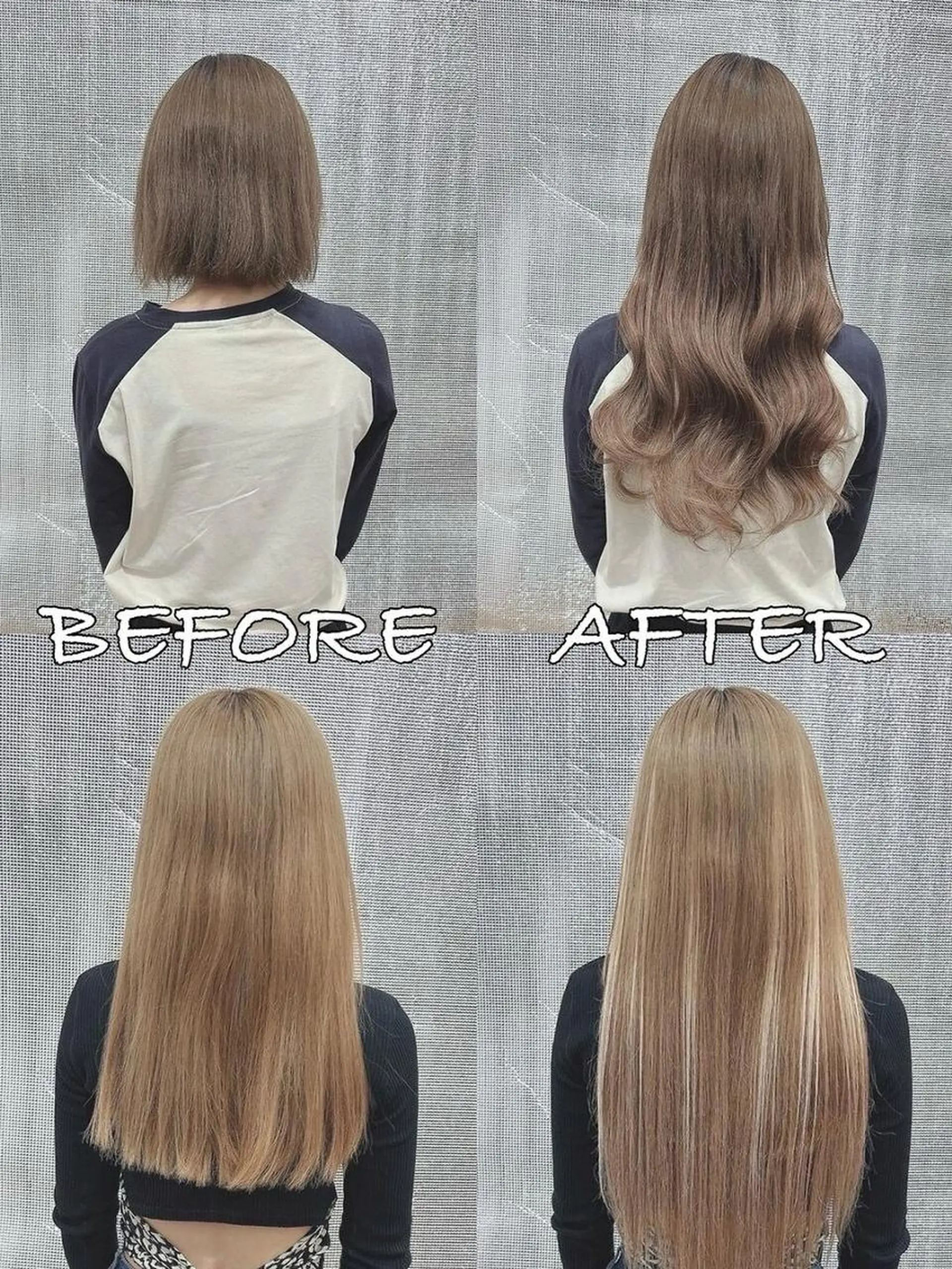 ロング カラー ヘアアレンジ シールエクステ バレイヤージュ ブリーチ ケアブリーチ ダブルカラー MISA ミサのヘアスタイル