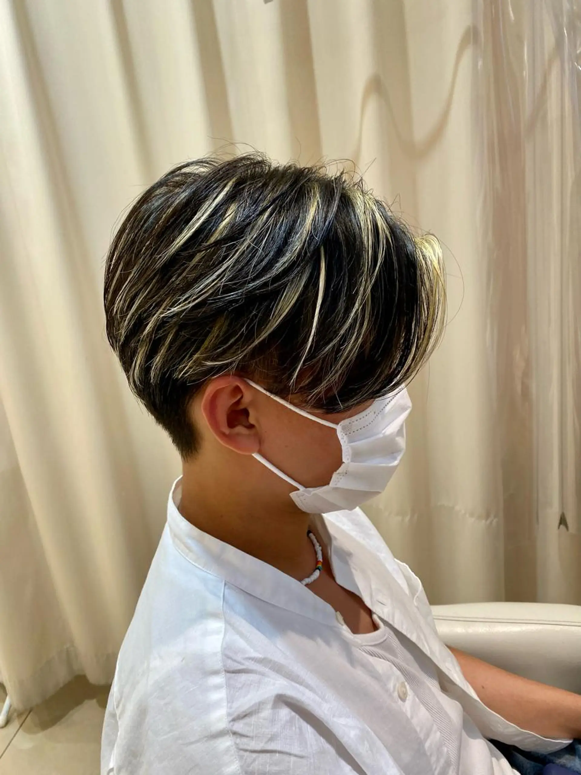 ショート カラー メンズ カット ヘアカラー メンズ特化型美容師 栗山勇人のヘアスタイル