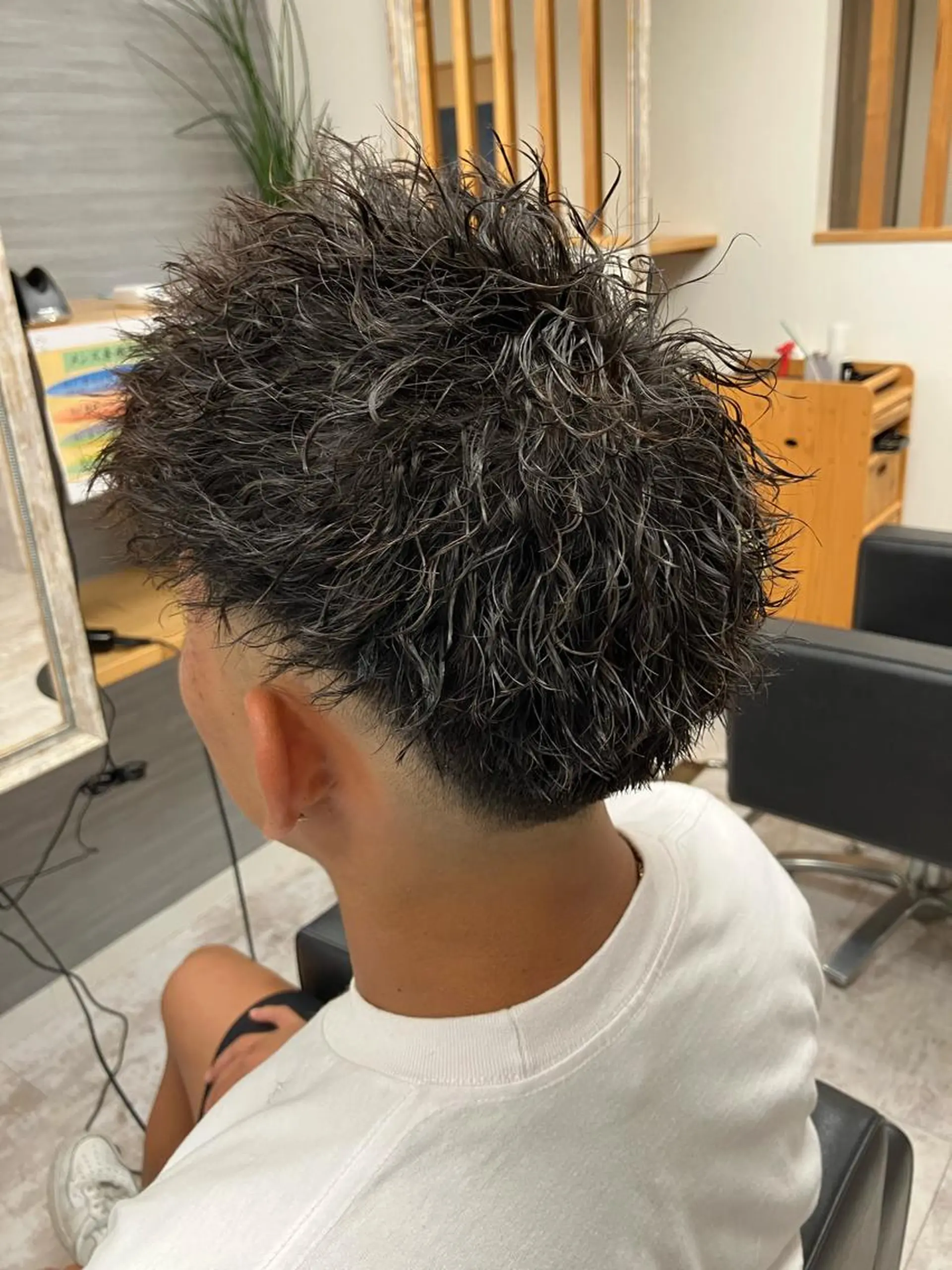 パーマ メンズ カット パーマ メンズ特化/パーマ/ フェードWATARUのヘアスタイル