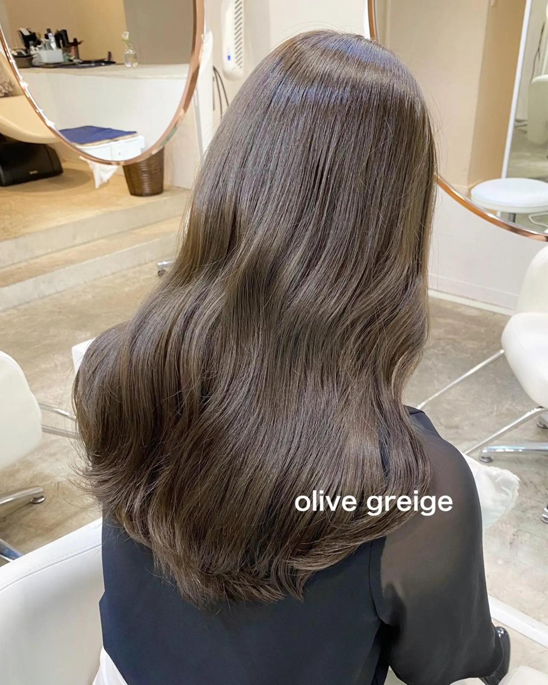 セミロング カラー カット ヘアカラー トリートメント kohana 🎀韓国ヘア🎀🤍のヘアスタイル