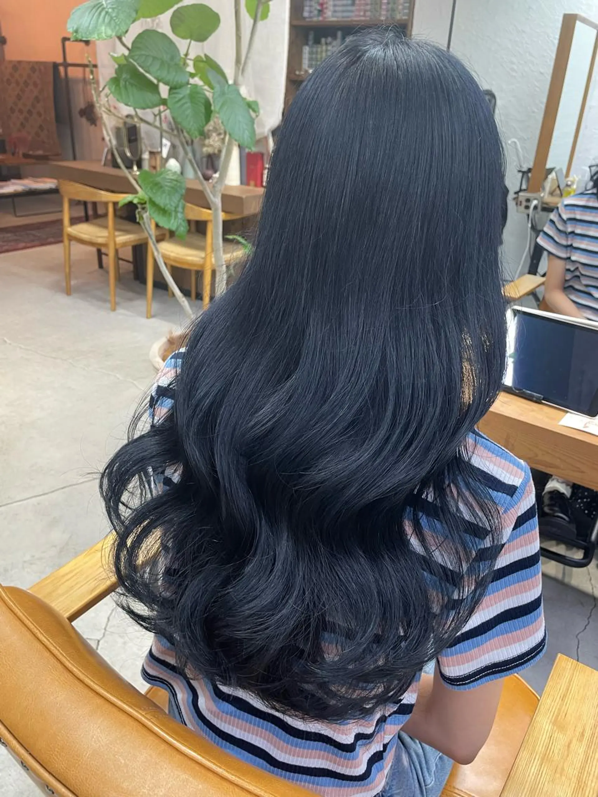 ロング unico.所属・韓国ヘア/暖色カラー 新美多英のヘアスタイル