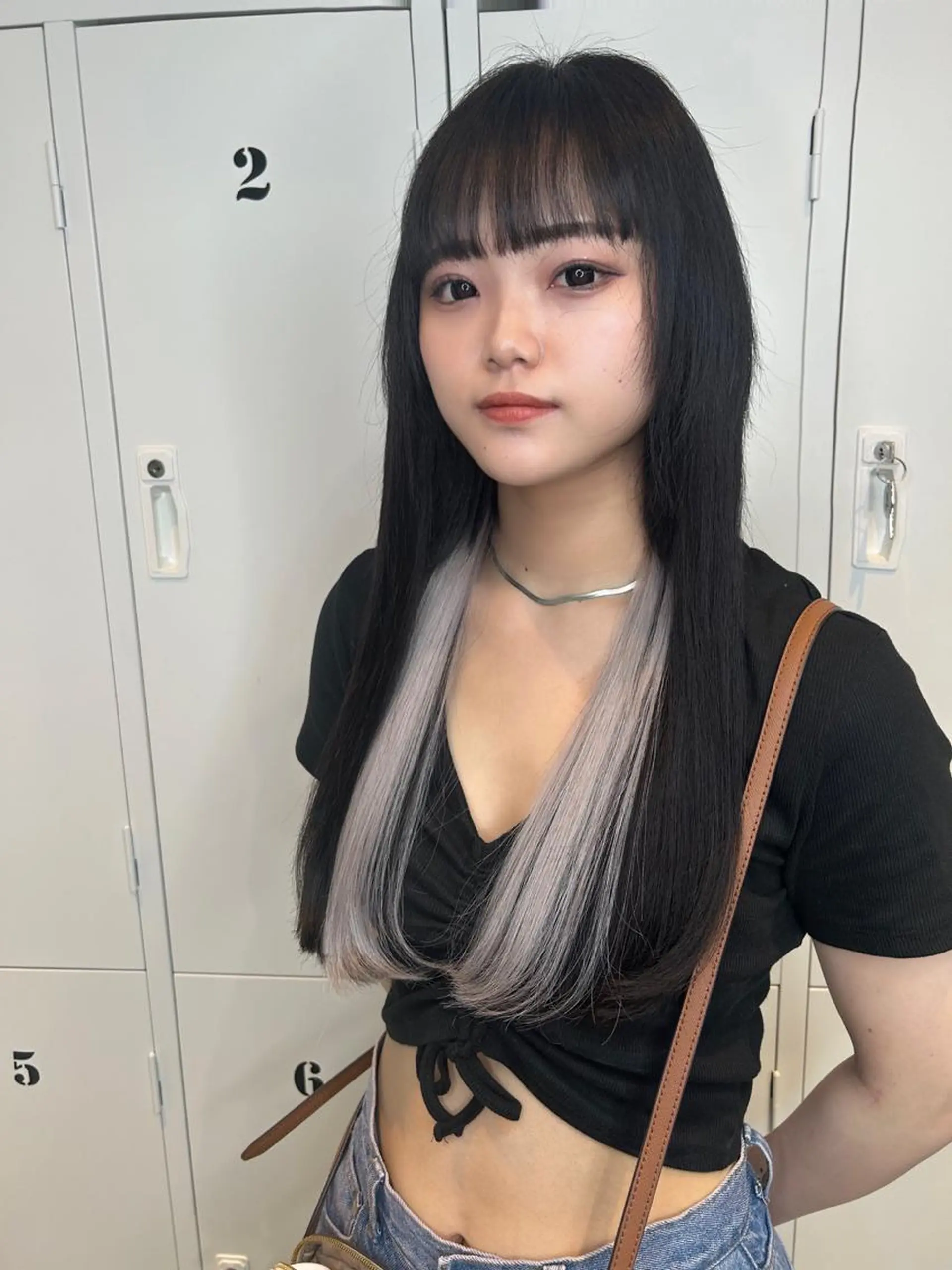 ロング カラー エクステ エクステ ENA💗NEXT /ハイトーンエクステのヘアスタイル