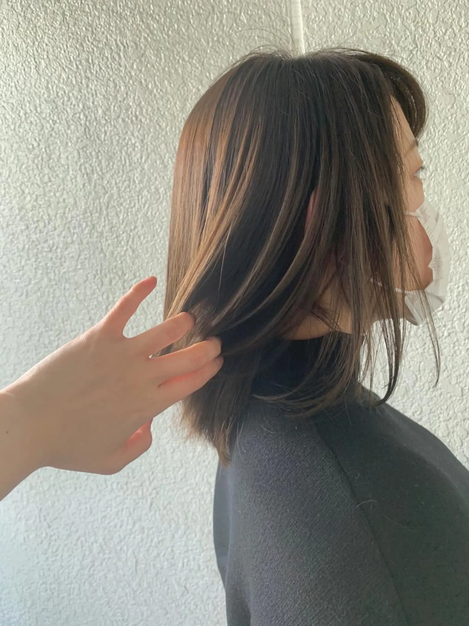 ミディアム 鈴木 梓のヘアスタイル