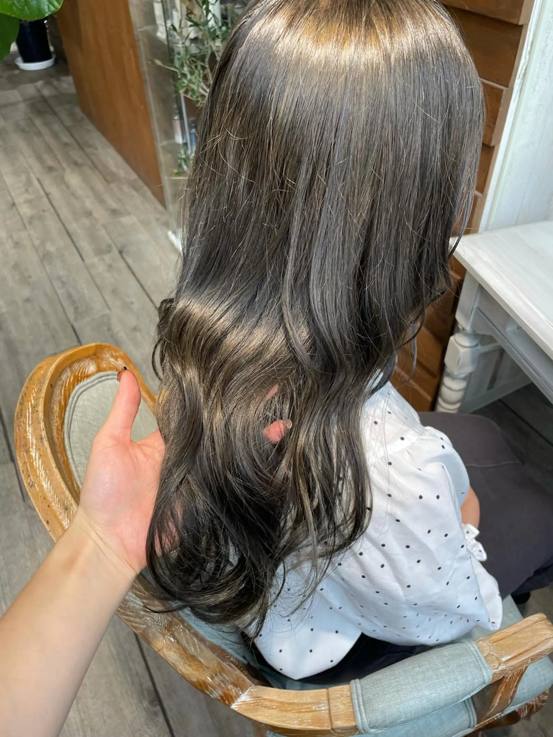 ミディアム カラー exfa sakura🪞のヘアスタイル