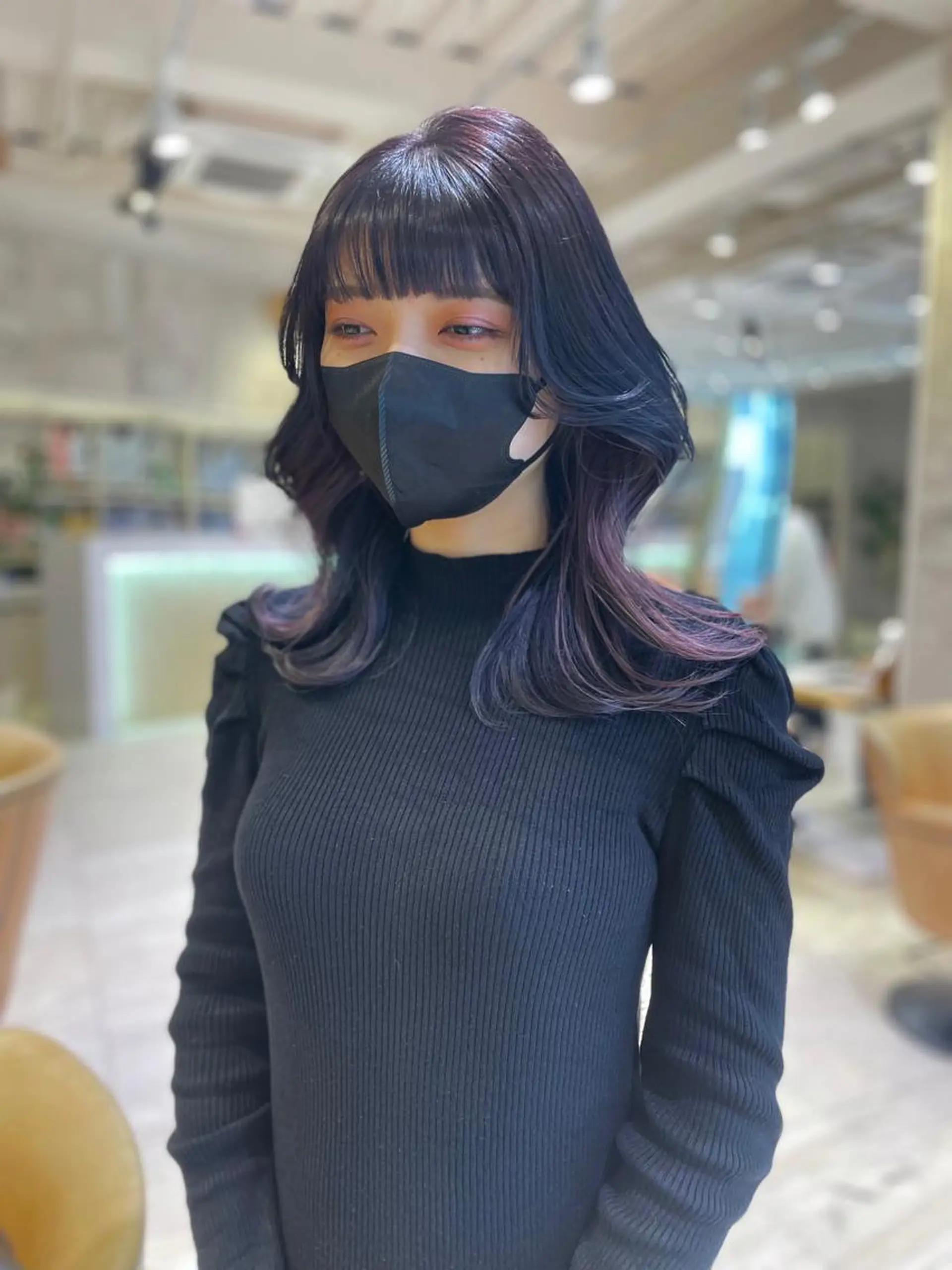 セミロング 韓国🇰🇷透明感 ERIのヘアスタイル