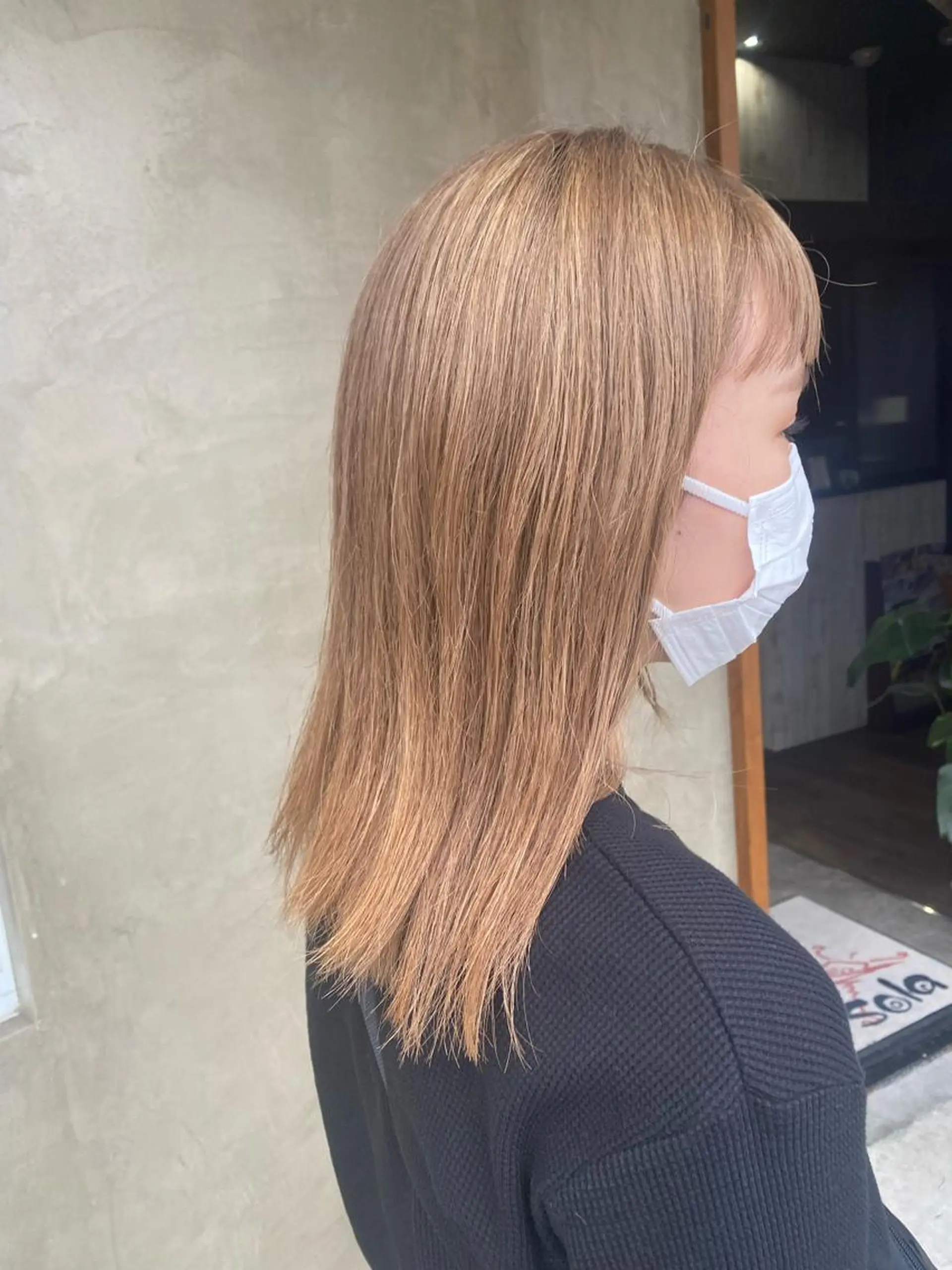 ミディアム カラー ベージュカラー ブリーチ ケアブリーチ 柔らかカラー🥛 mayucoのヘアスタイル