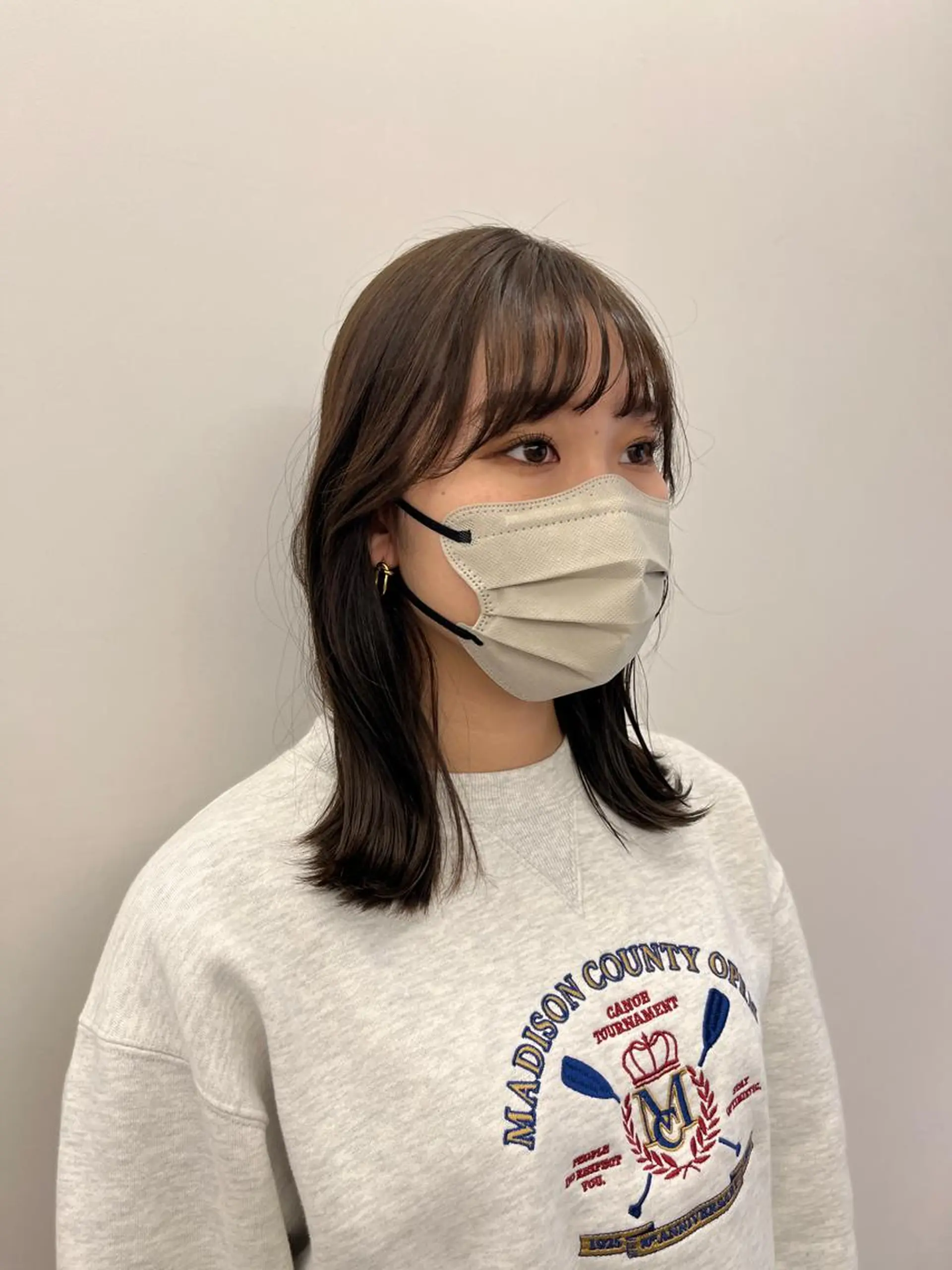 セミロング カラー 韓国好き🇰🇷 美容師MIKUのヘアスタイル